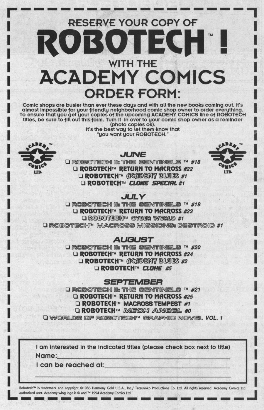 Read online Robotech Academy Blues comic -  Issue #2 - 33