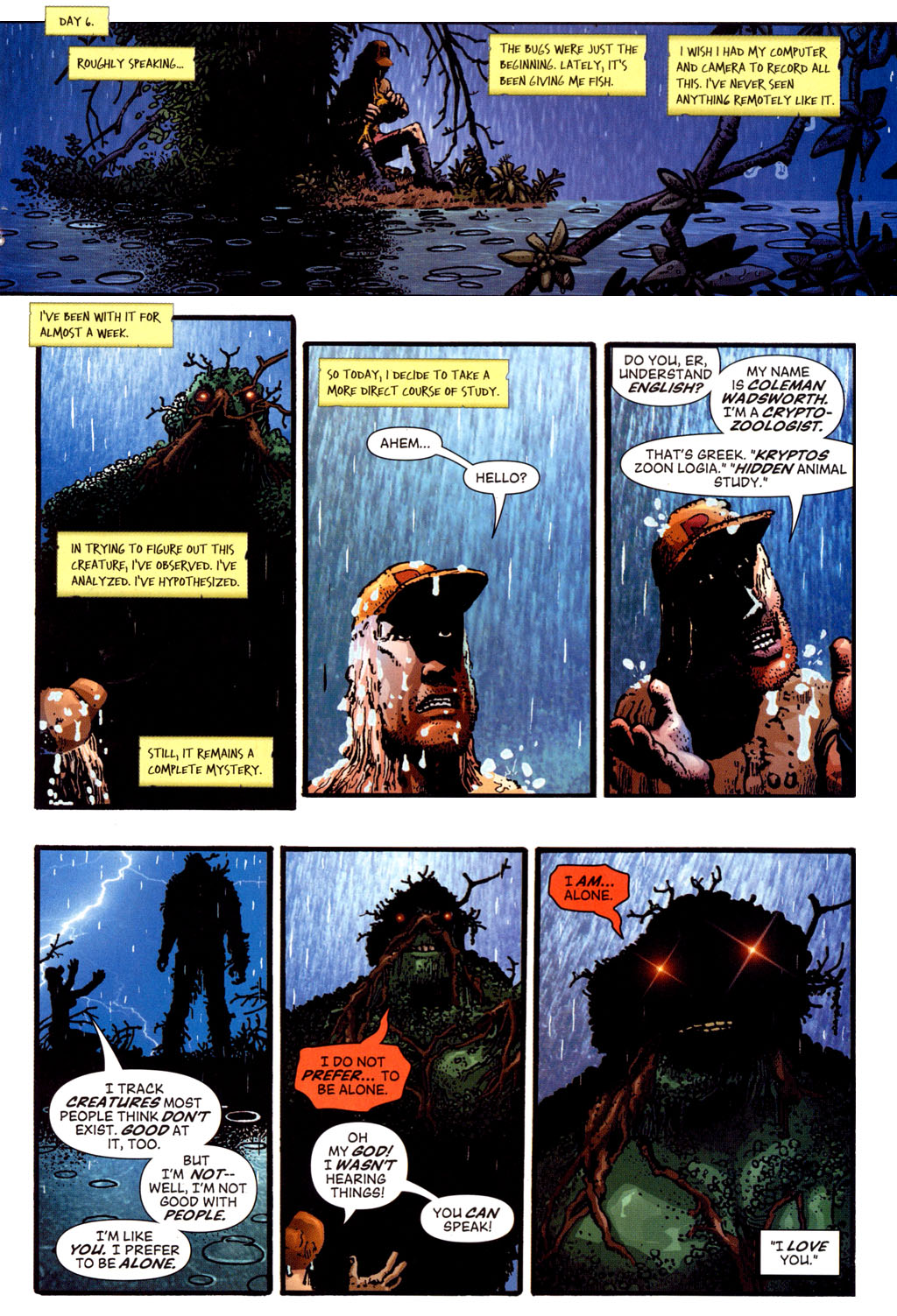 Read online Swamp Thing (2004) comic -  Issue #7 - 13