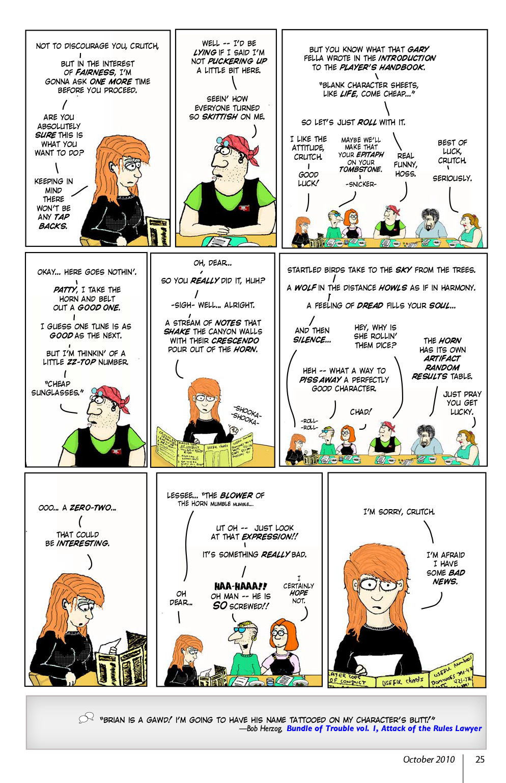 Read online Knights of the Dinner Table comic -  Issue #168 - 27