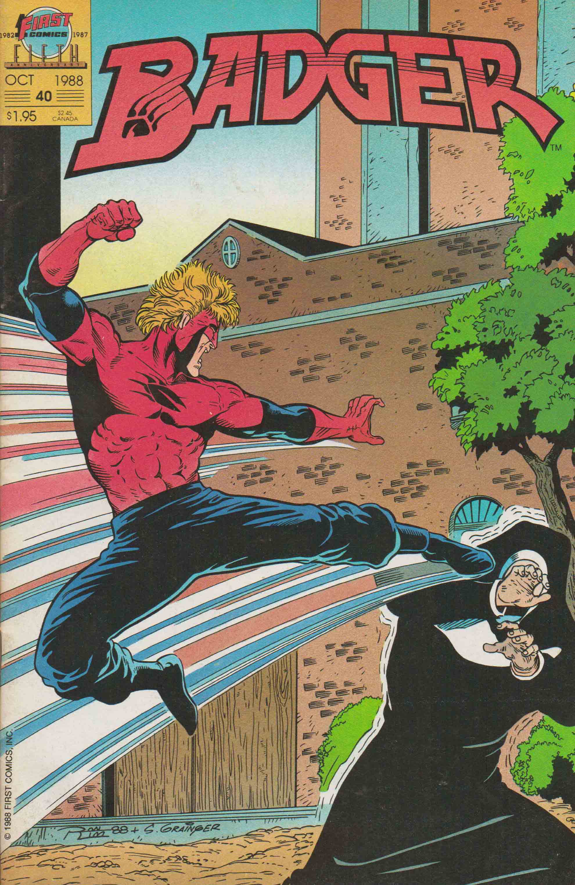 Read online The Badger comic -  Issue #40 - 1