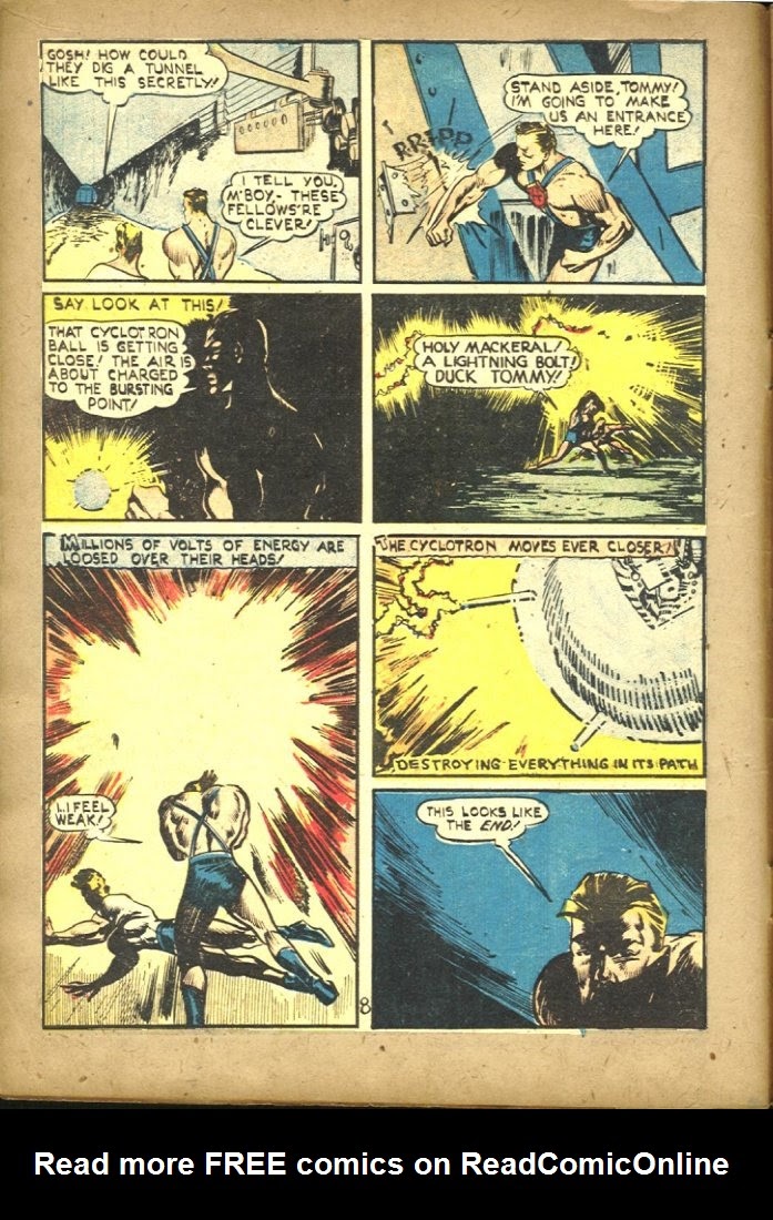 Read online Amazing Man Comics comic -  Issue #25 - 10