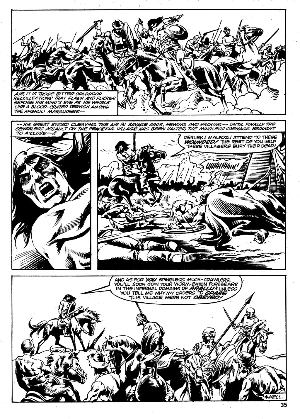Read online The Savage Sword Of Conan comic -  Issue #85 - 35
