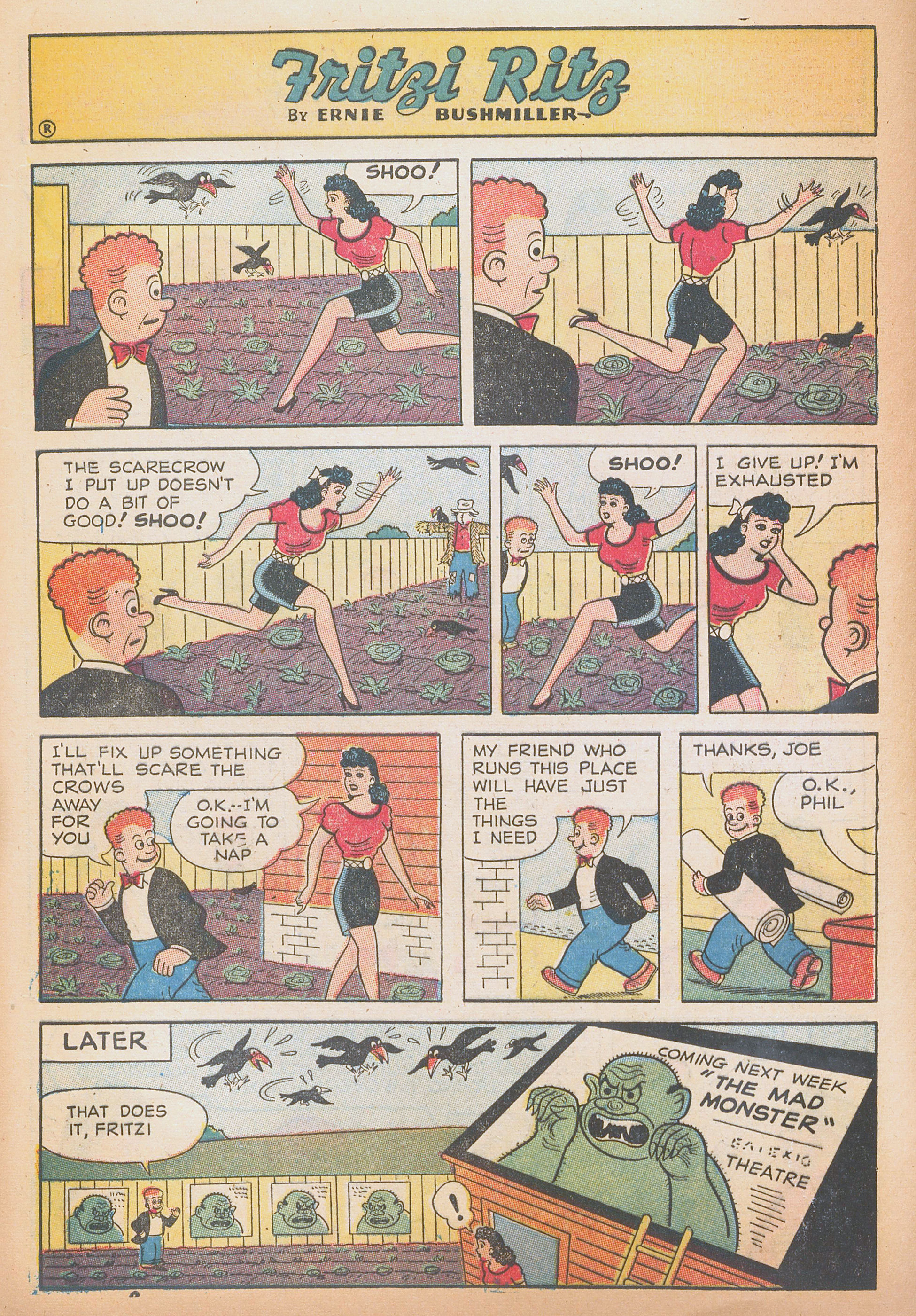 Read online Fritzi Ritz (1953) comic -  Issue #43 - 10
