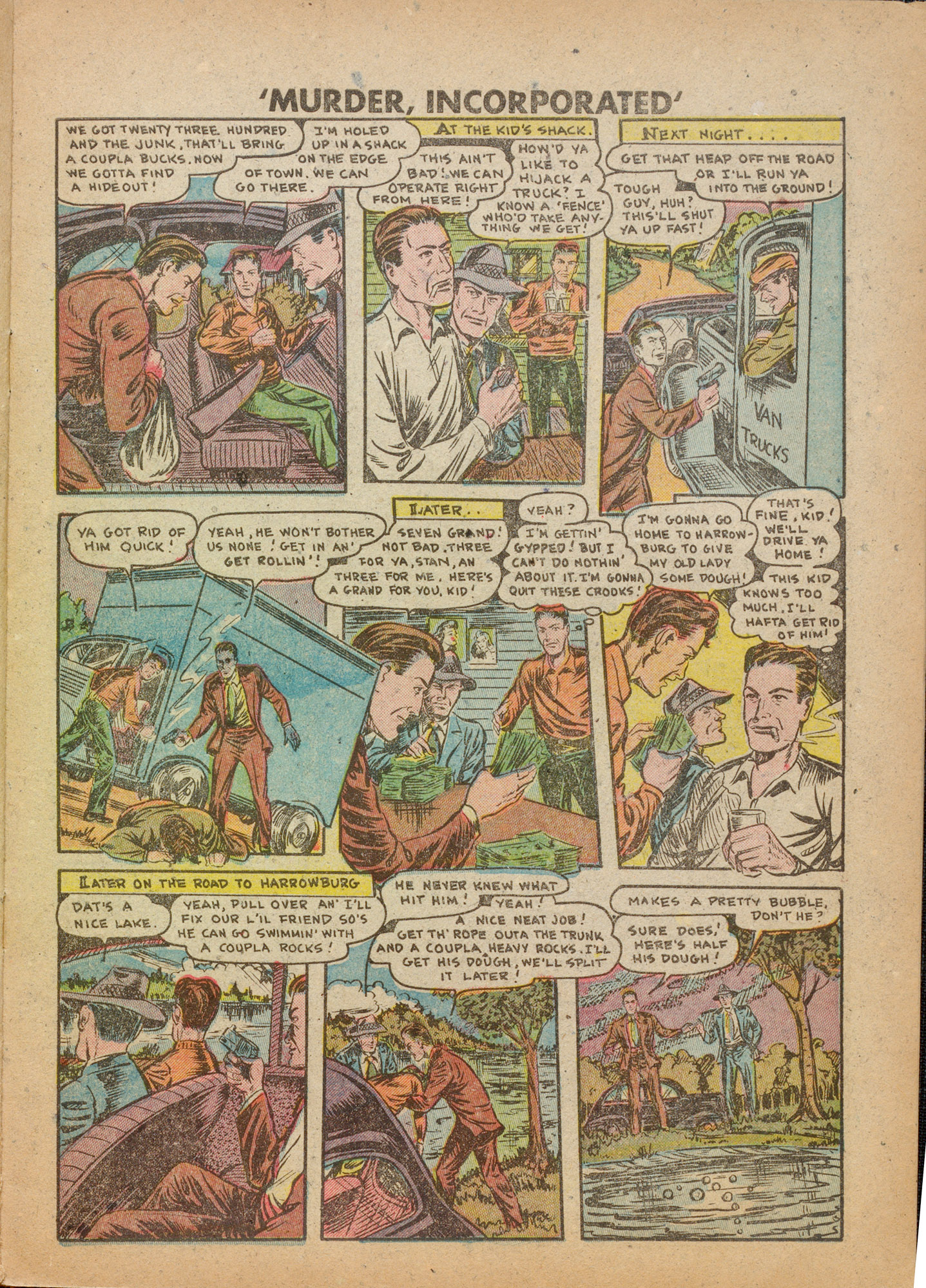 Read online Murder Incorporated (1948) comic -  Issue #9 - 7