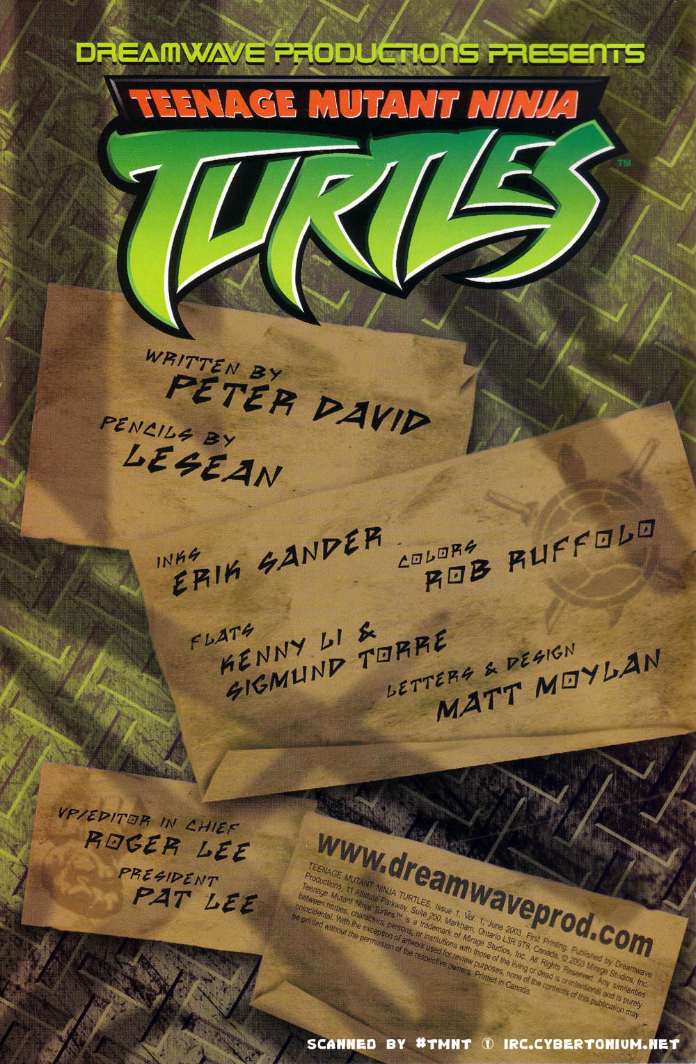 Read online Teenage Mutant Ninja Turtles (2003) comic -  Issue #1 - 2