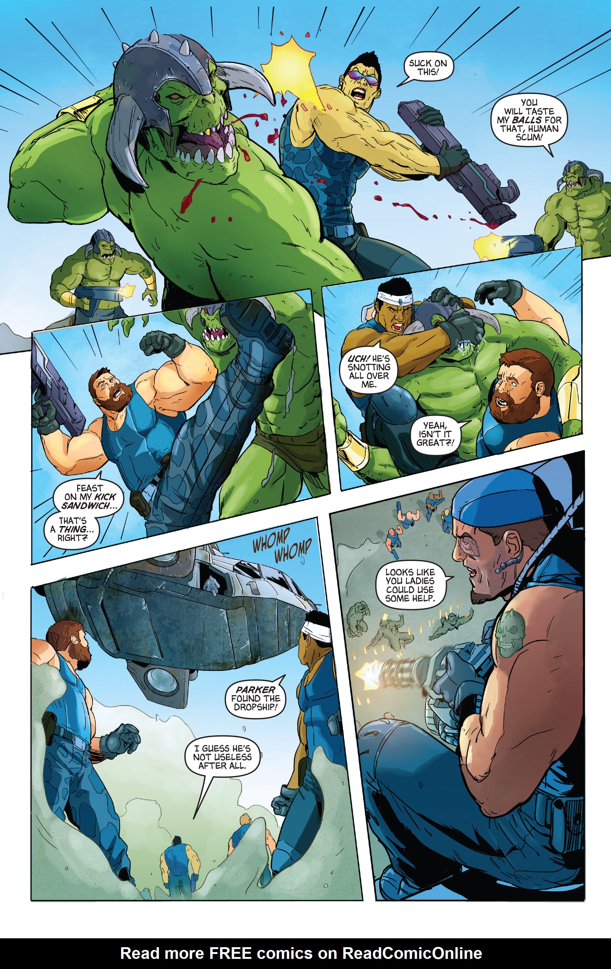 Read online Aliens vs. Parker comic -  Issue # _TPB - 8