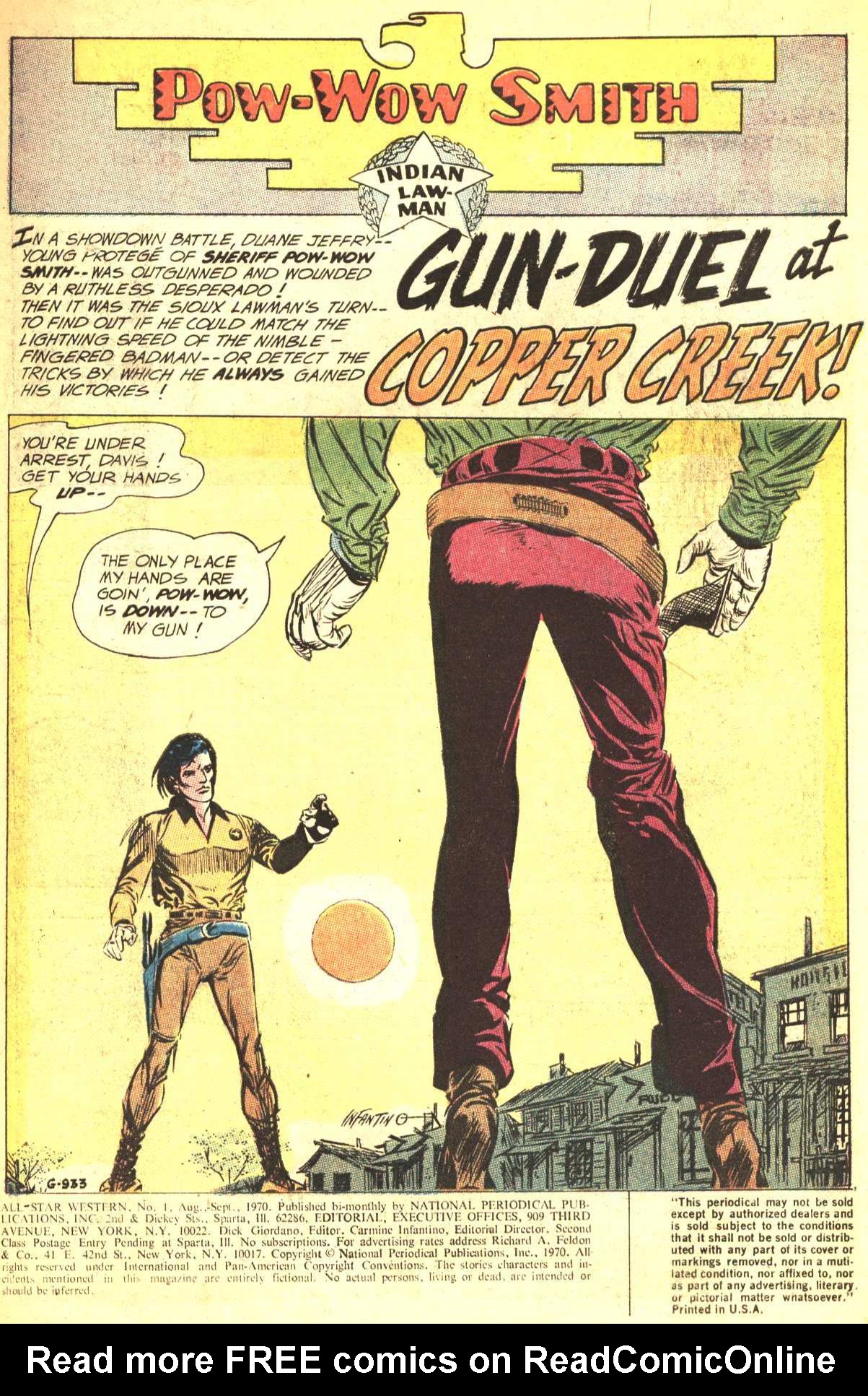 Read online All-Star Western (1970) comic -  Issue #1 - 2