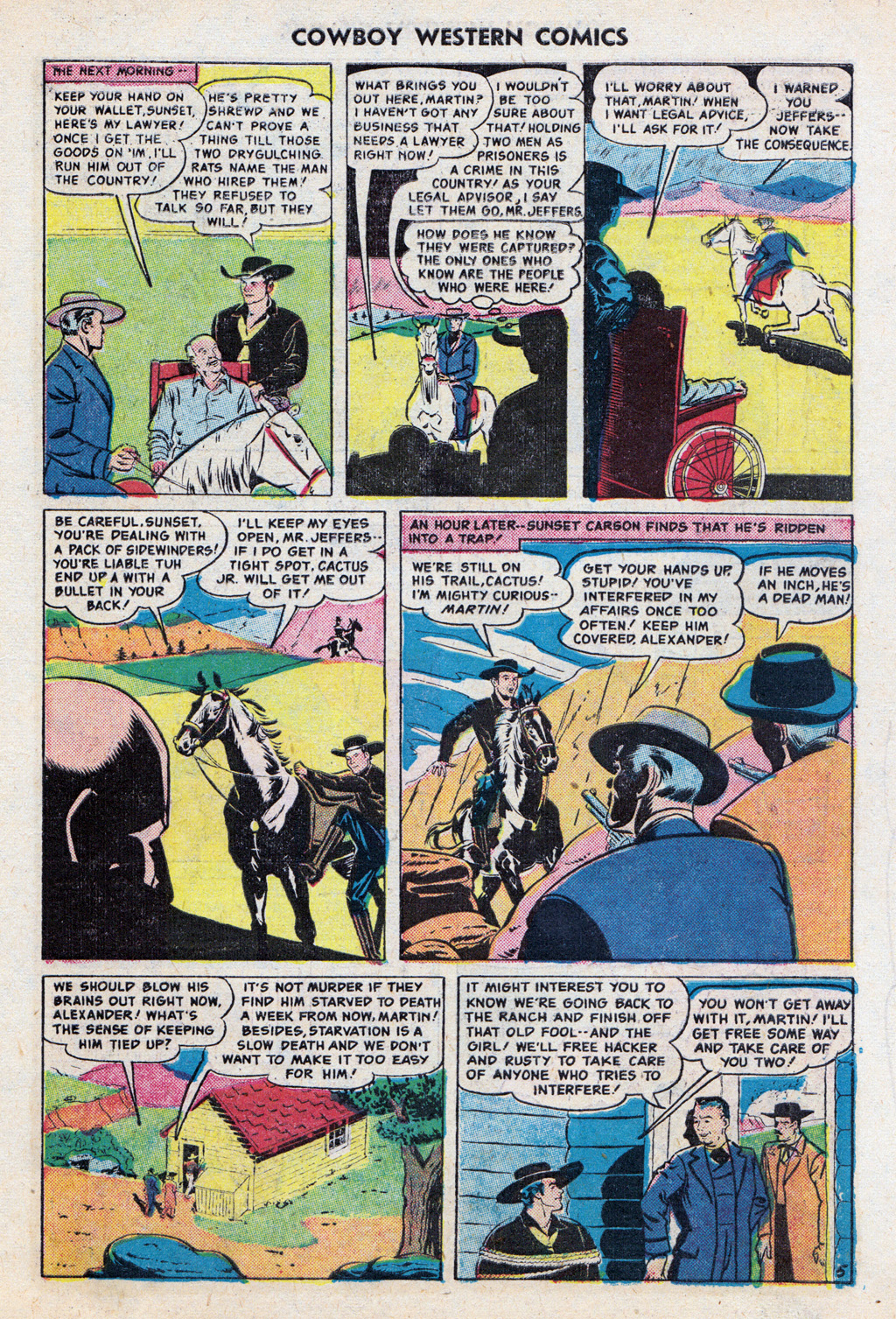 Read online Cowboy Western Comics (1948) comic -  Issue #28 - 7