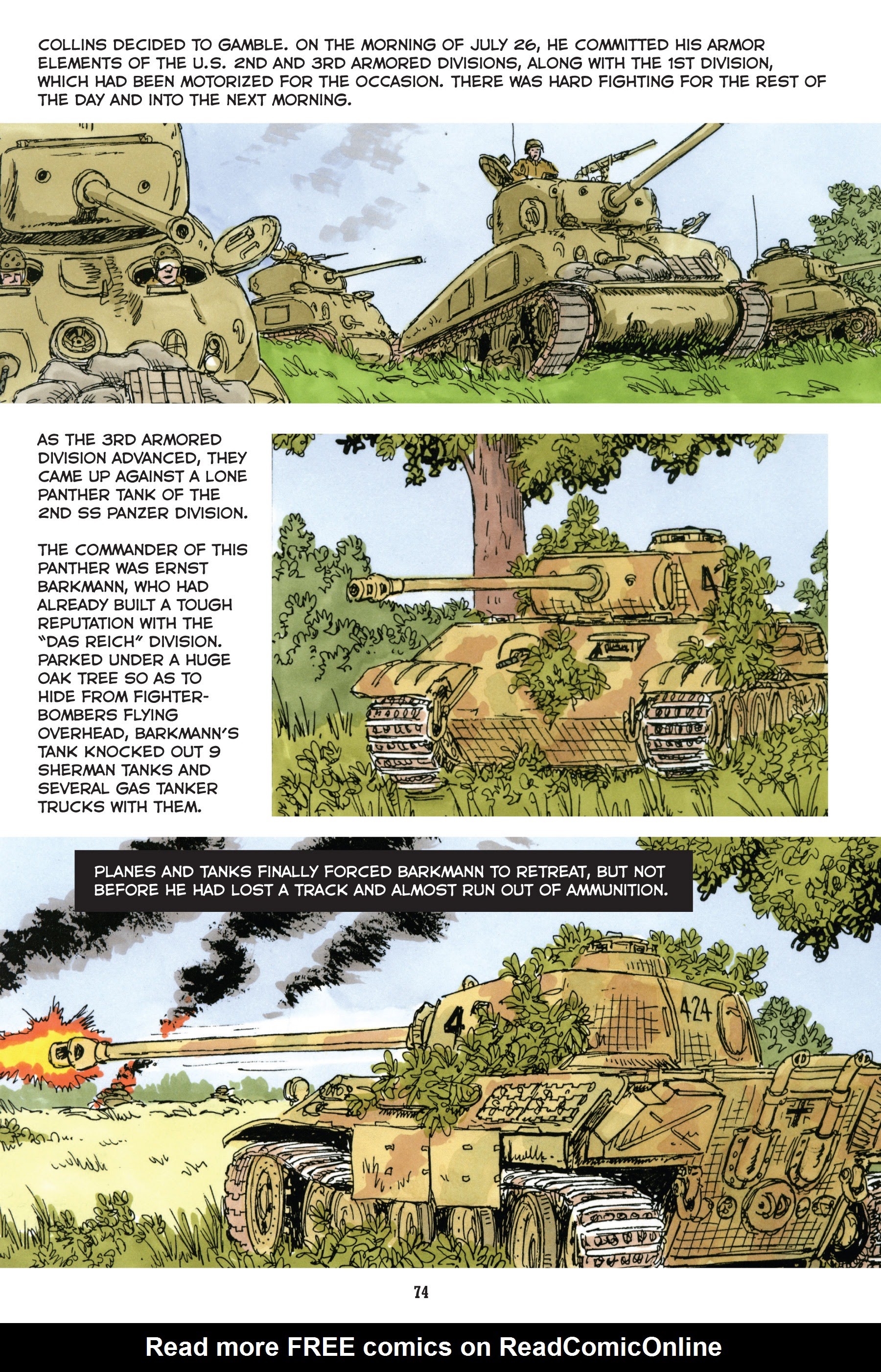 Read online Normandy: A Graphic History of D-Day, the Allied Invasion of Hitler's Fortress Europe comic -  Issue # TPB - 75