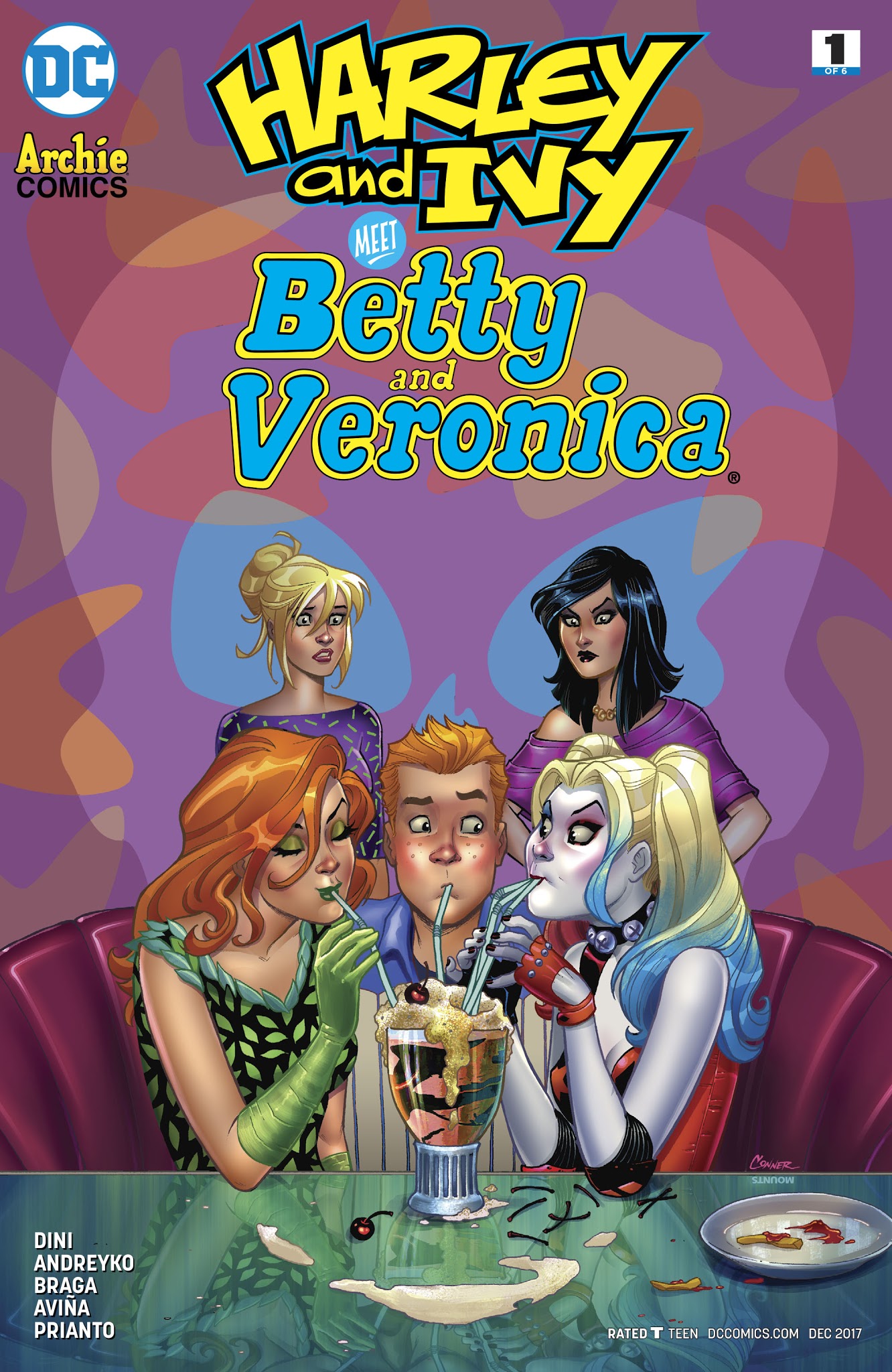 Read online Harley & Ivy Meet Betty & Veronica comic -  Issue #1 - 1