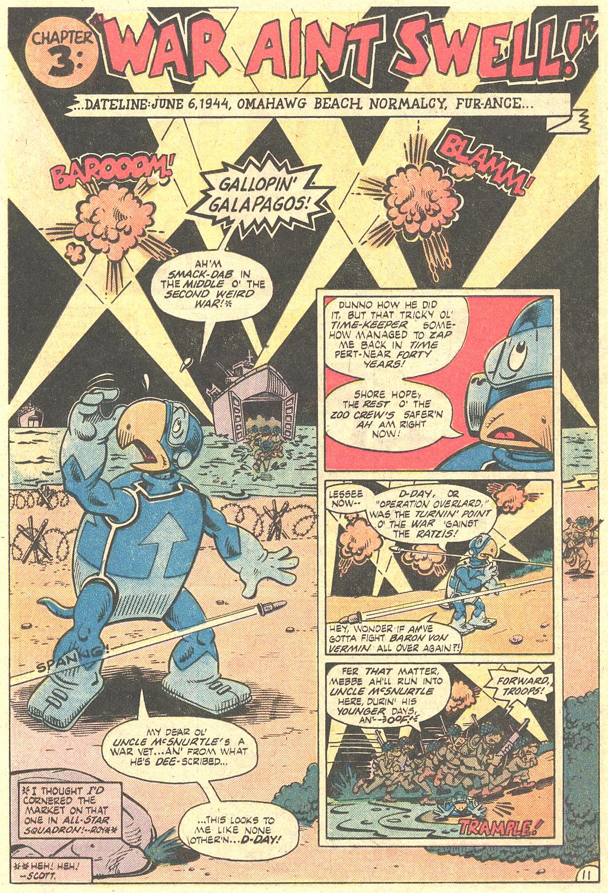Read online Captain Carrot and His Amazing Zoo Crew! comic -  Issue #9 - 12
