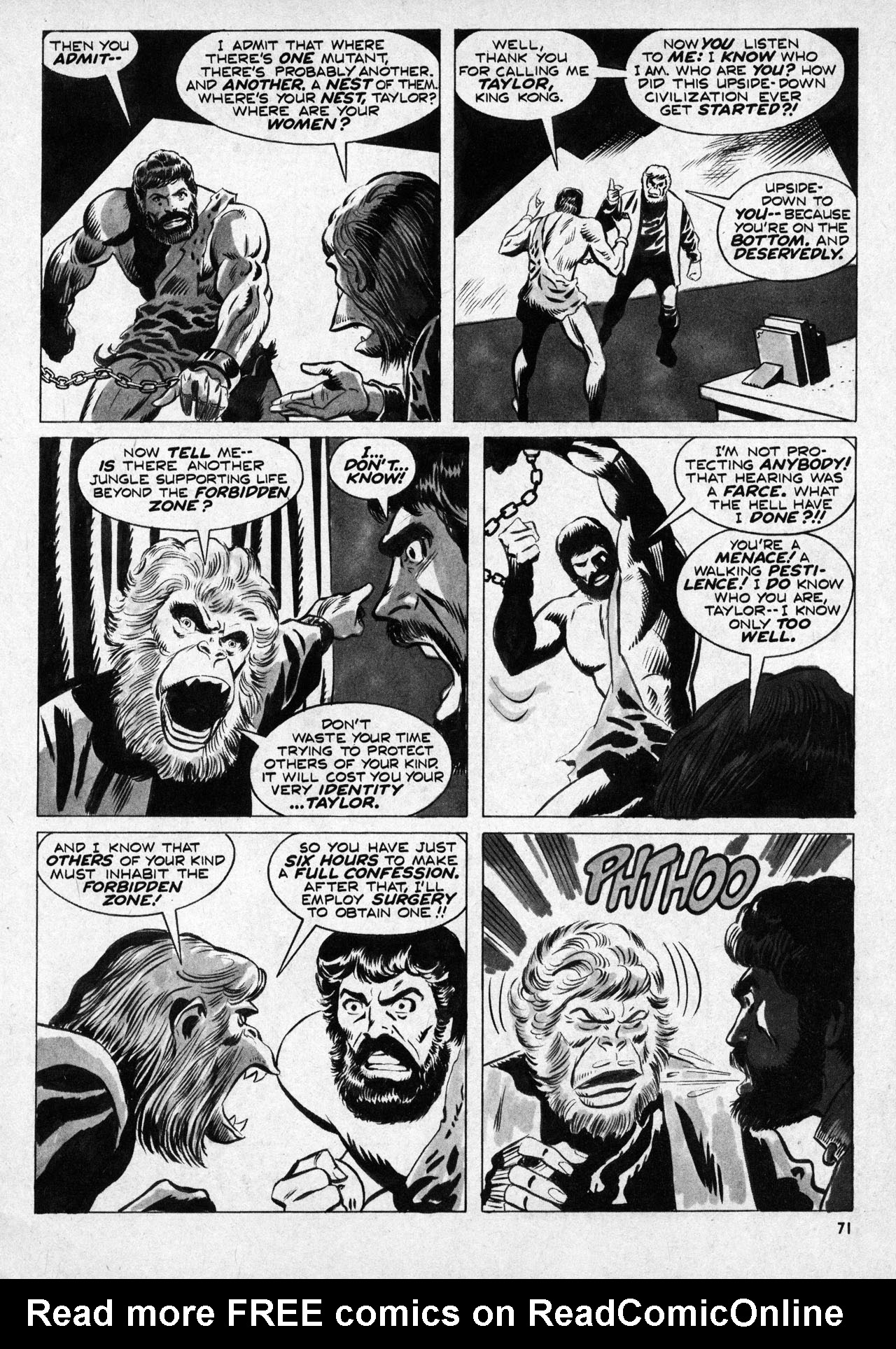 Read online Planet of the Apes comic -  Issue #4 - 65