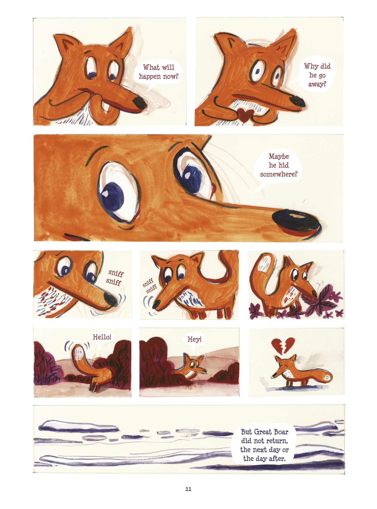 Read online Tiny Fox and Great Boar comic -  Issue #1 - 12