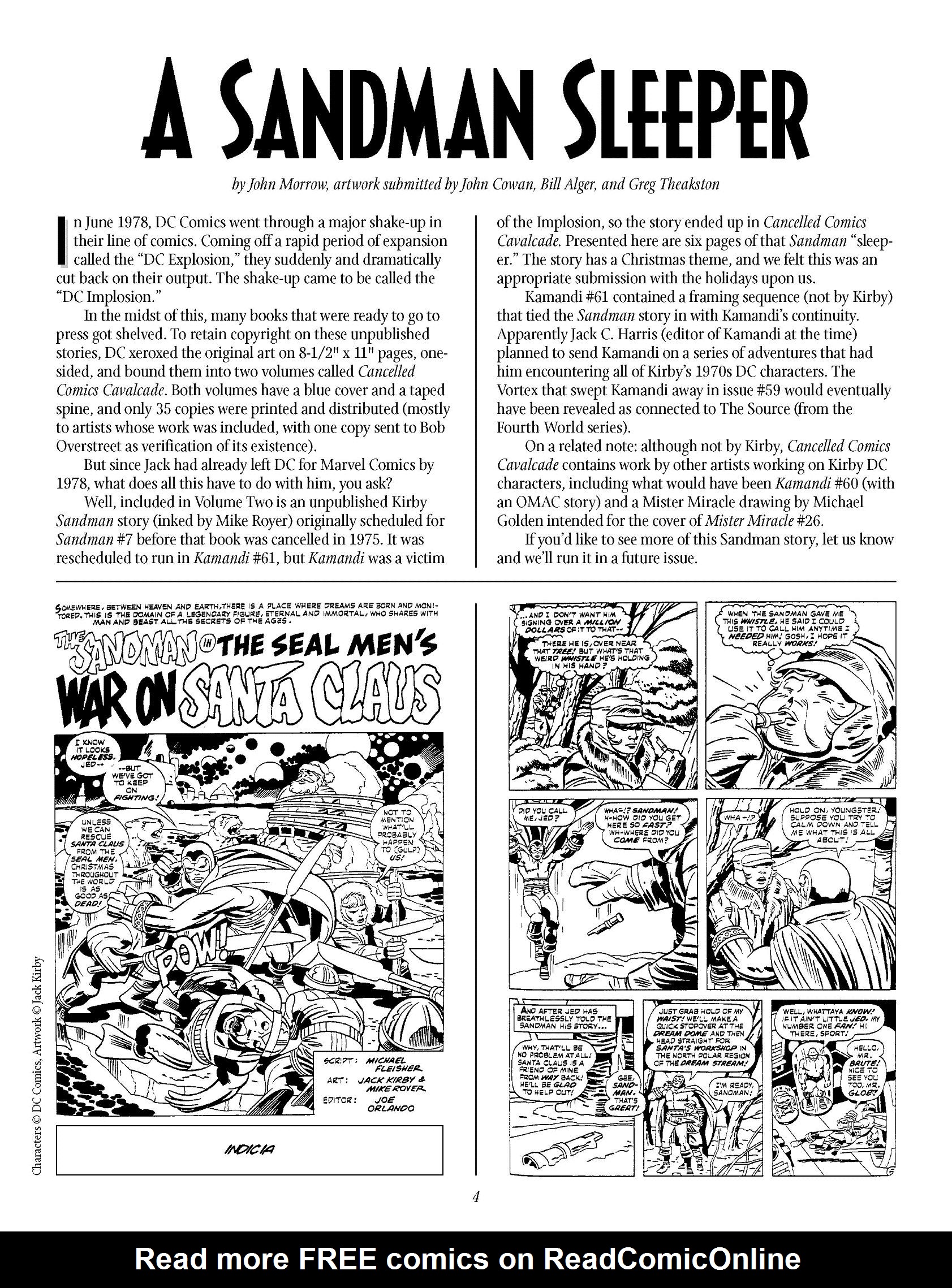 Read online The Jack Kirby Collector comic -  Issue #2 - 4