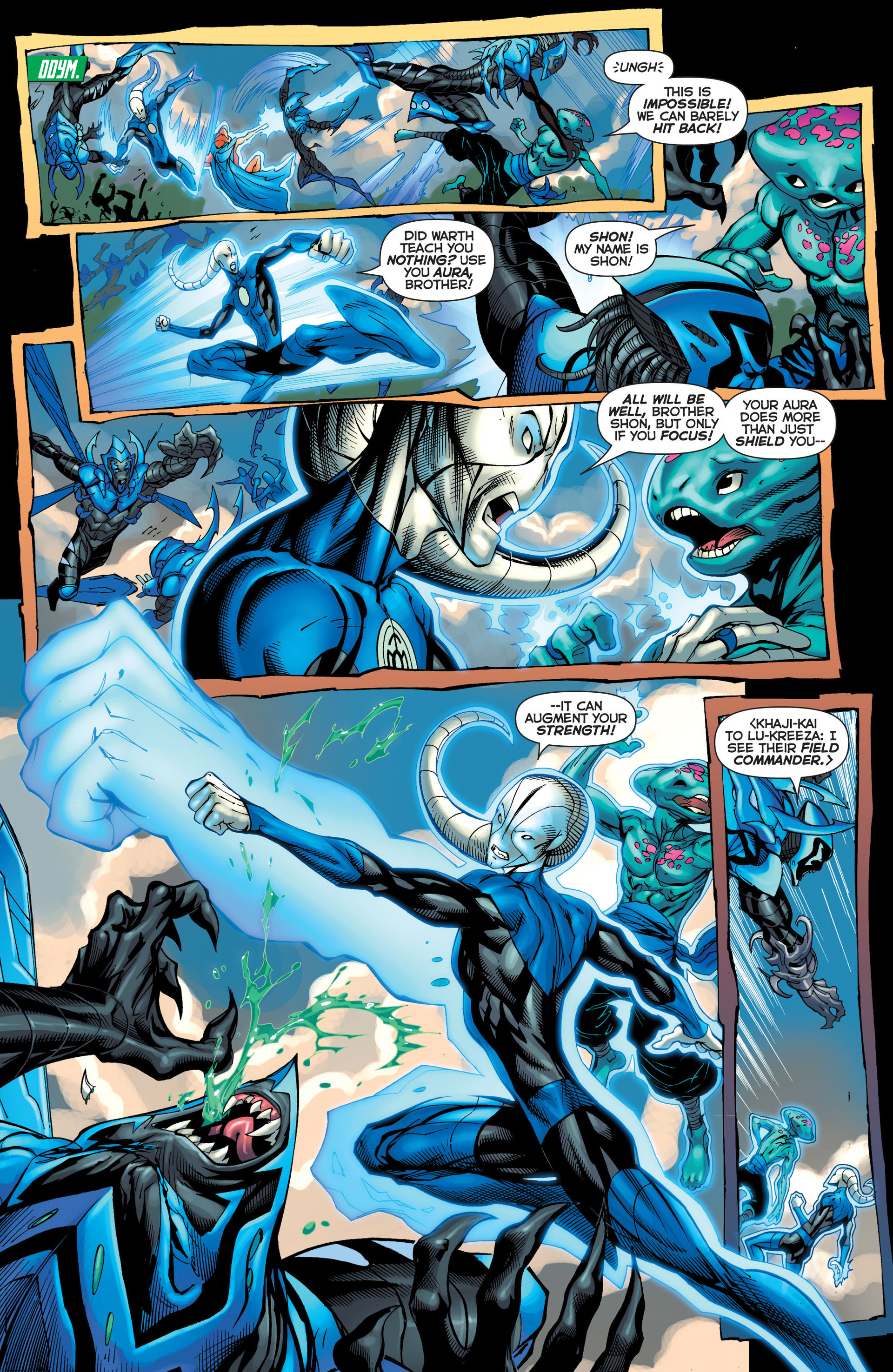 Read online Green Lantern: New Guardians comic -  Issue #9 - 10
