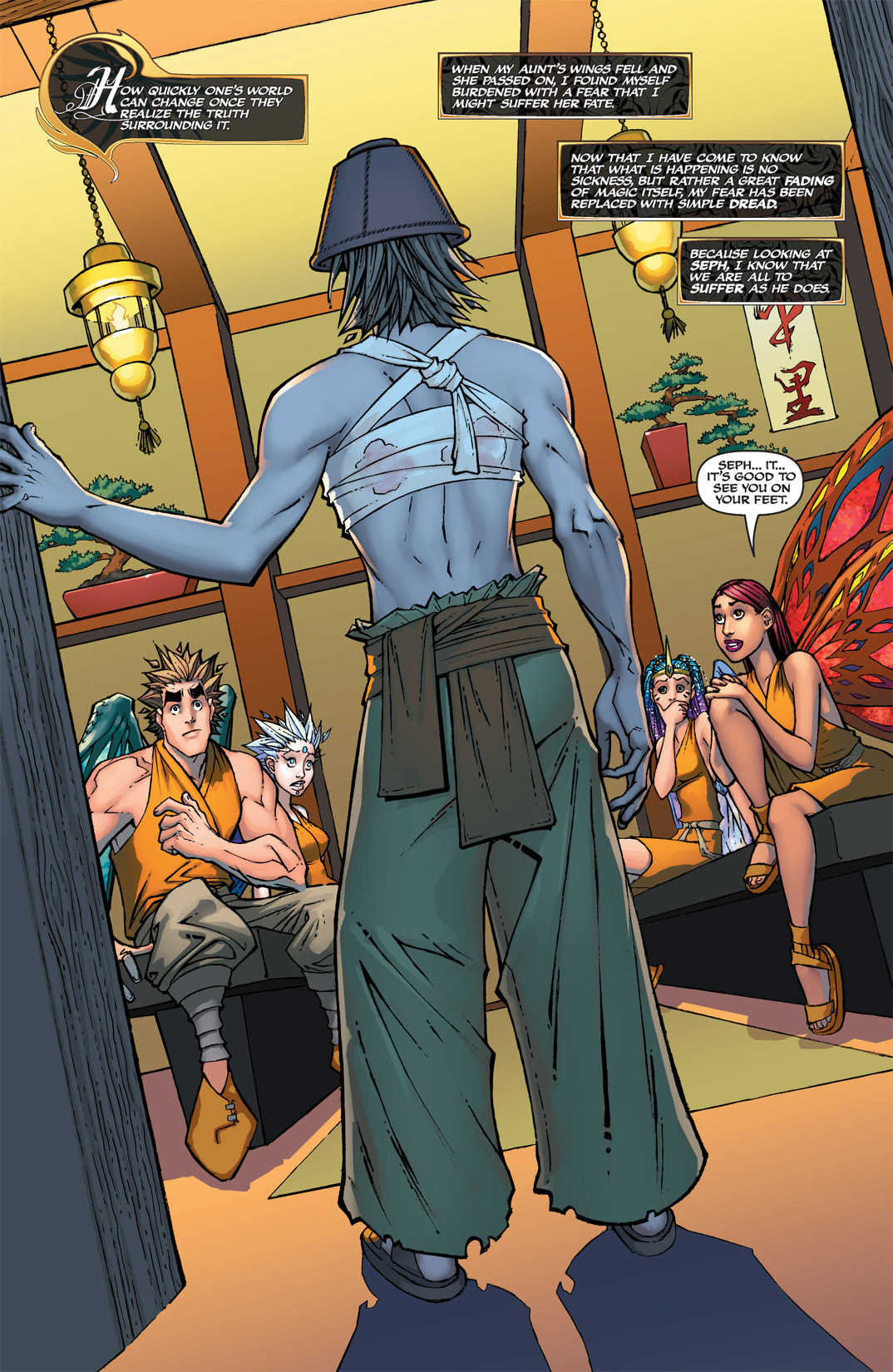 Read online Michael Turner's Soulfire: Dying Of The Light comic -  Issue # _TPB - 91