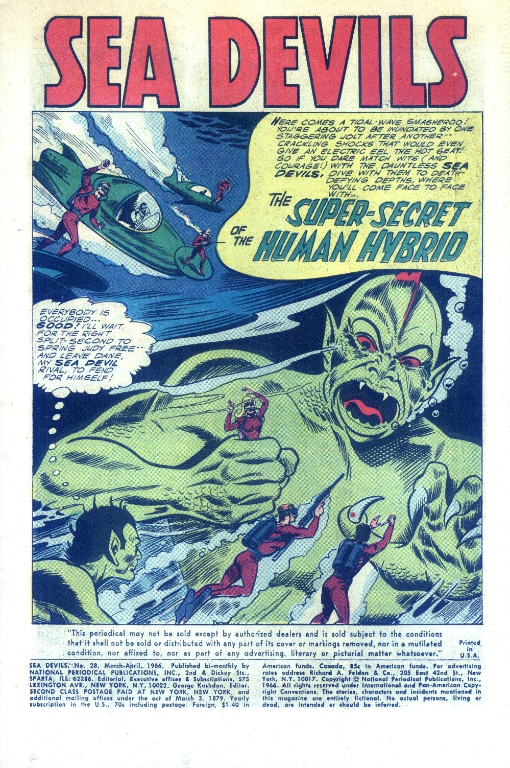 Read online Sea Devils comic -  Issue #28 - 4