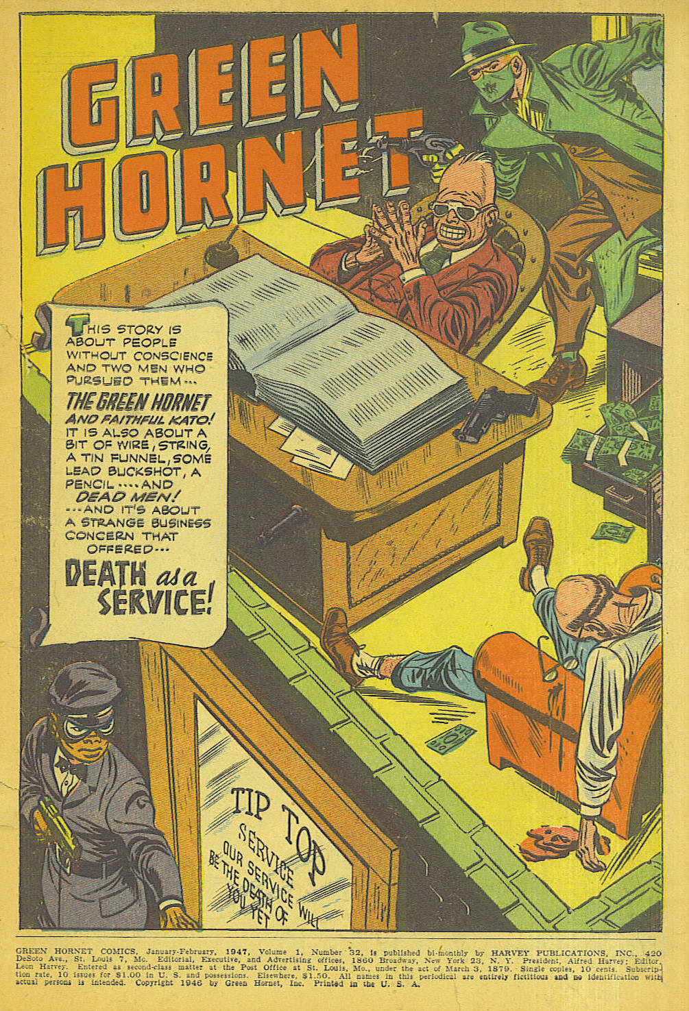 Read online Green Hornet Comics comic -  Issue #32 - 2