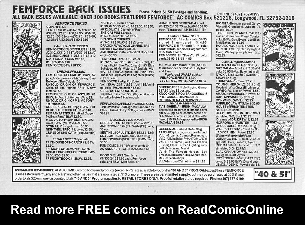 Read online Femforce comic -  Issue #89 - 37