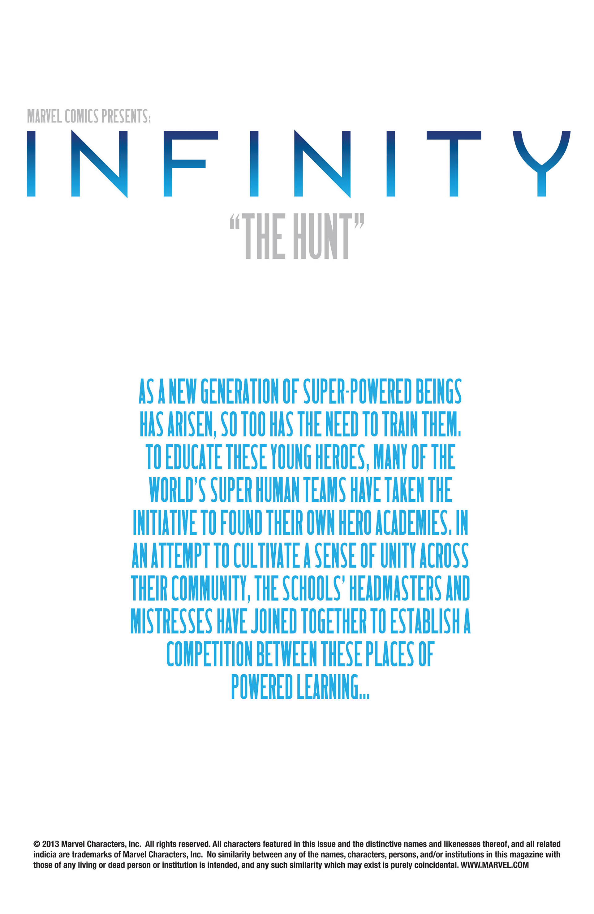 Read online Infinity: The Hunt comic -  Issue #1 - 2
