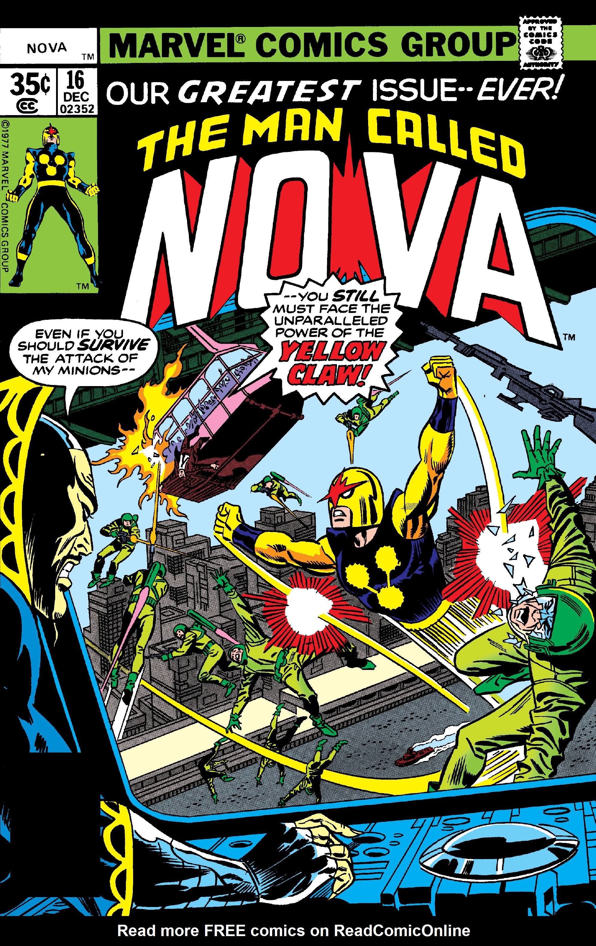 Read online Nova (1976) comic -  Issue #16 - 1