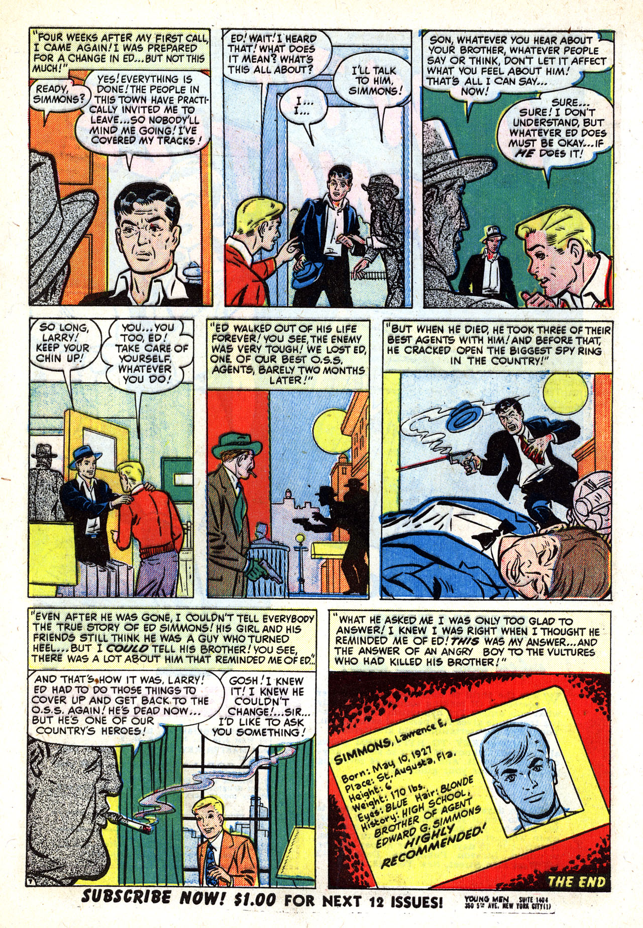 Read online Young Men comic -  Issue #8 - 9