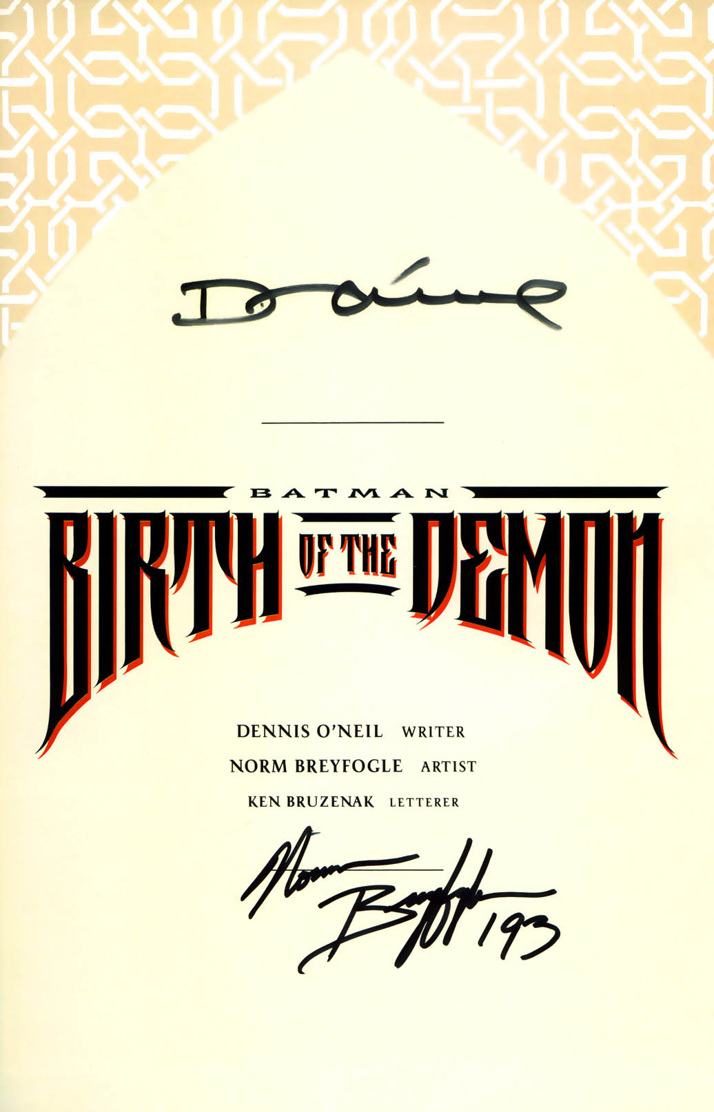 Read online Batman: Birth of the Demon comic -  Issue # Full - 9