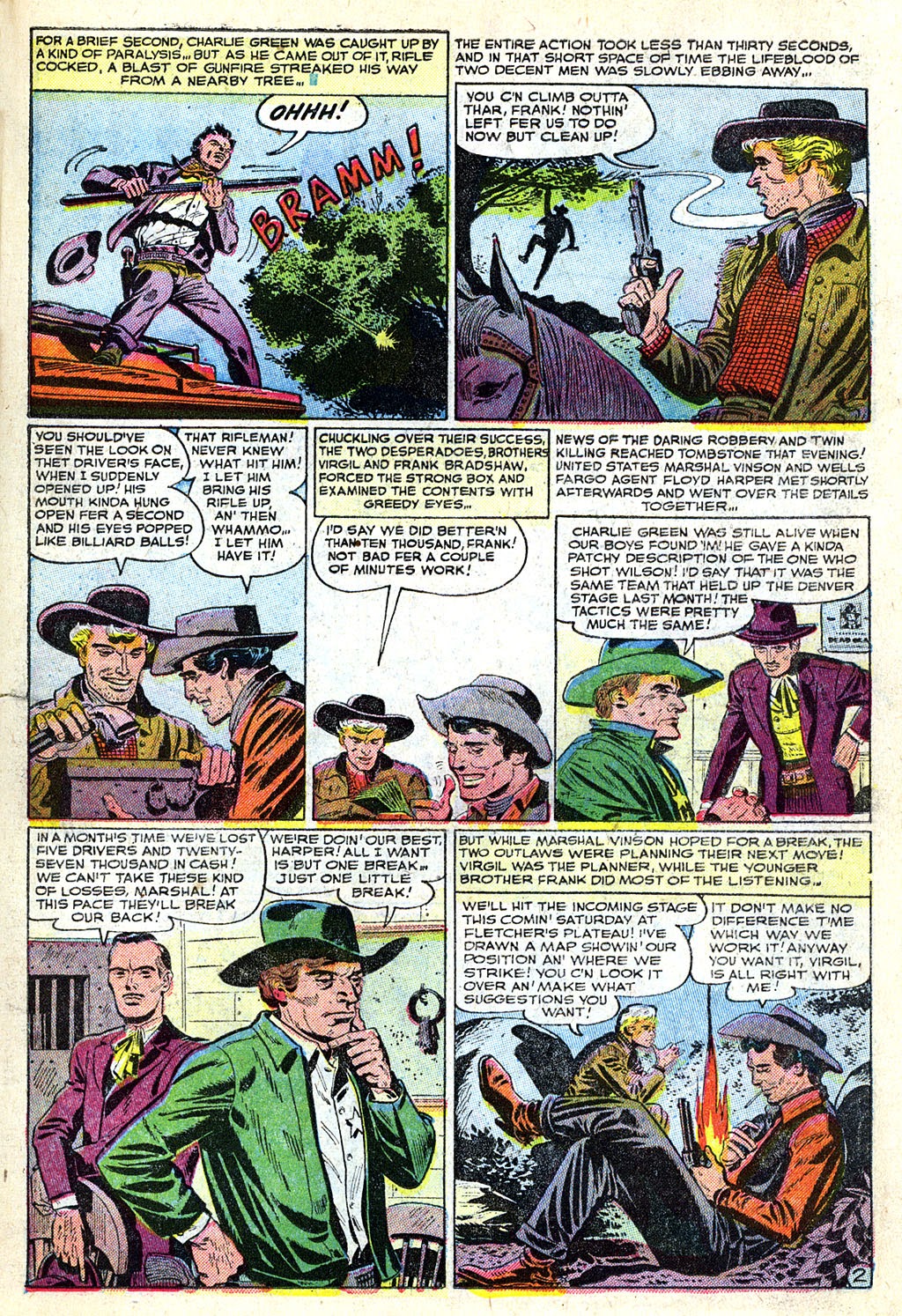 Read online Western Outlaws (1954) comic -  Issue #1 - 11