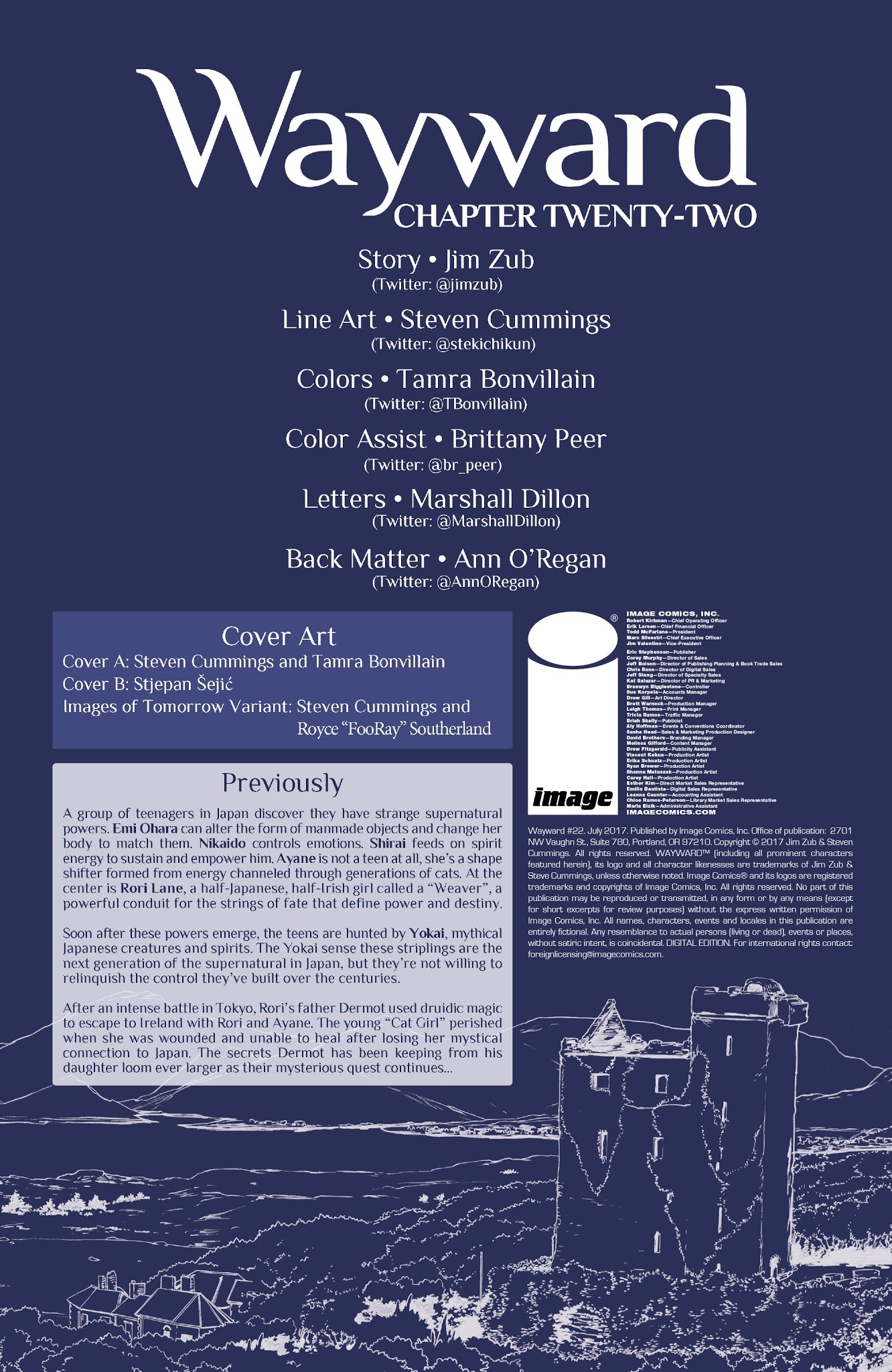 Read online Wayward comic -  Issue #22 - 2