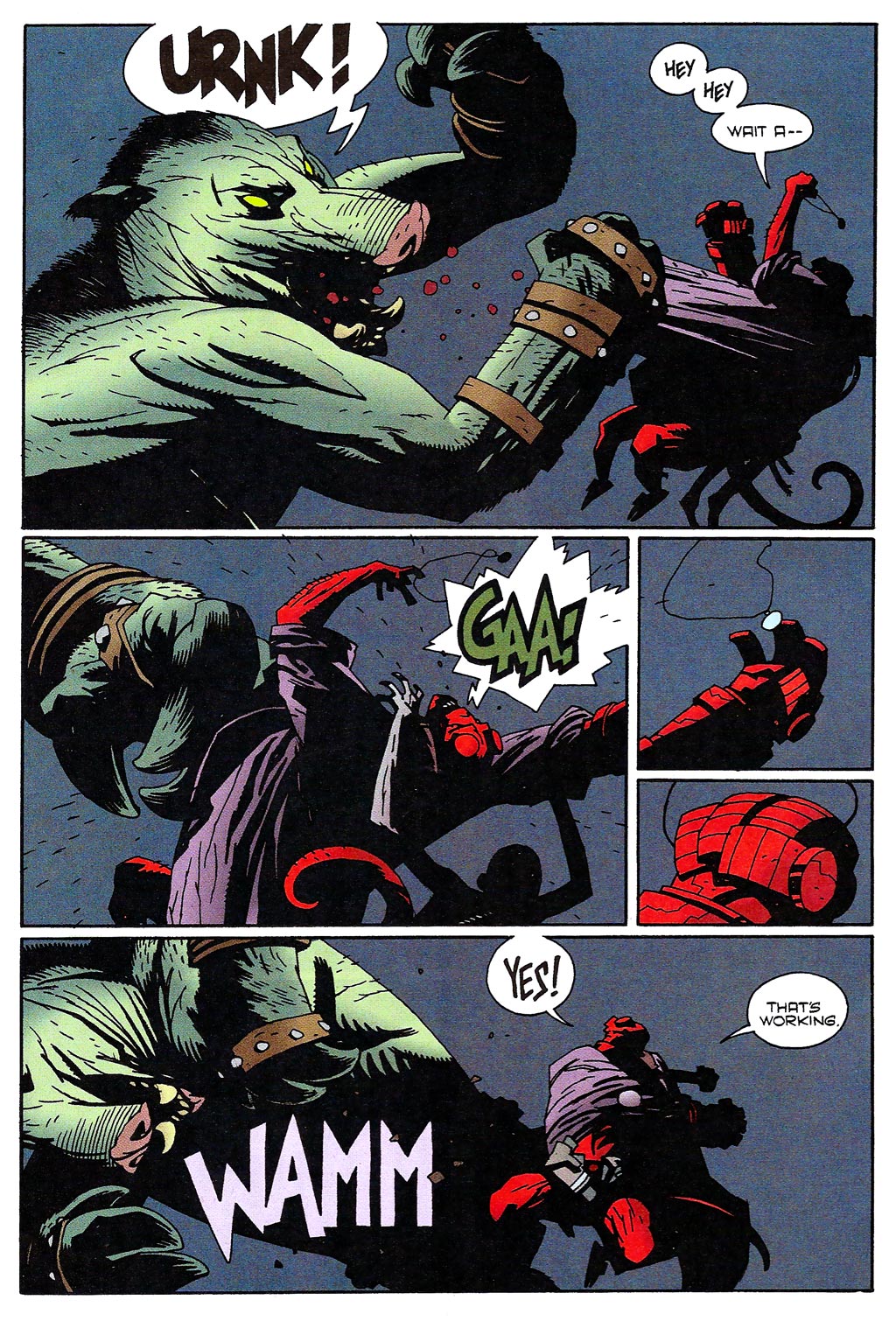 Read online Hellboy: The Corpse and the Iron Shoes comic -  Issue # Full - 22