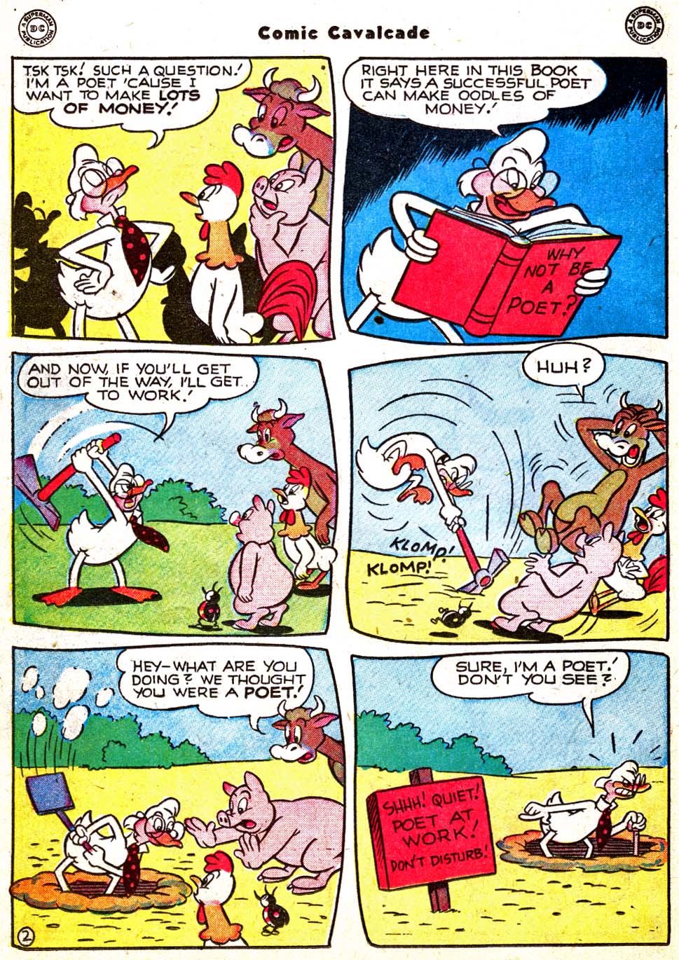 Read online Comic Cavalcade comic -  Issue #31 - 32