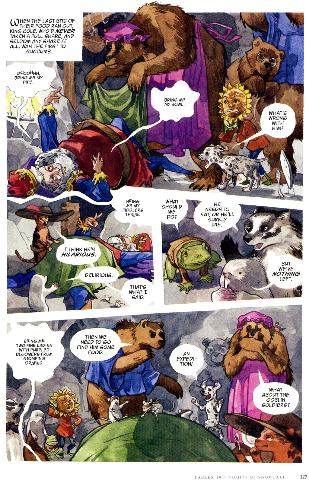 Read online Fables: 1001 Nights of Snowfall comic -  Issue # Full - 127