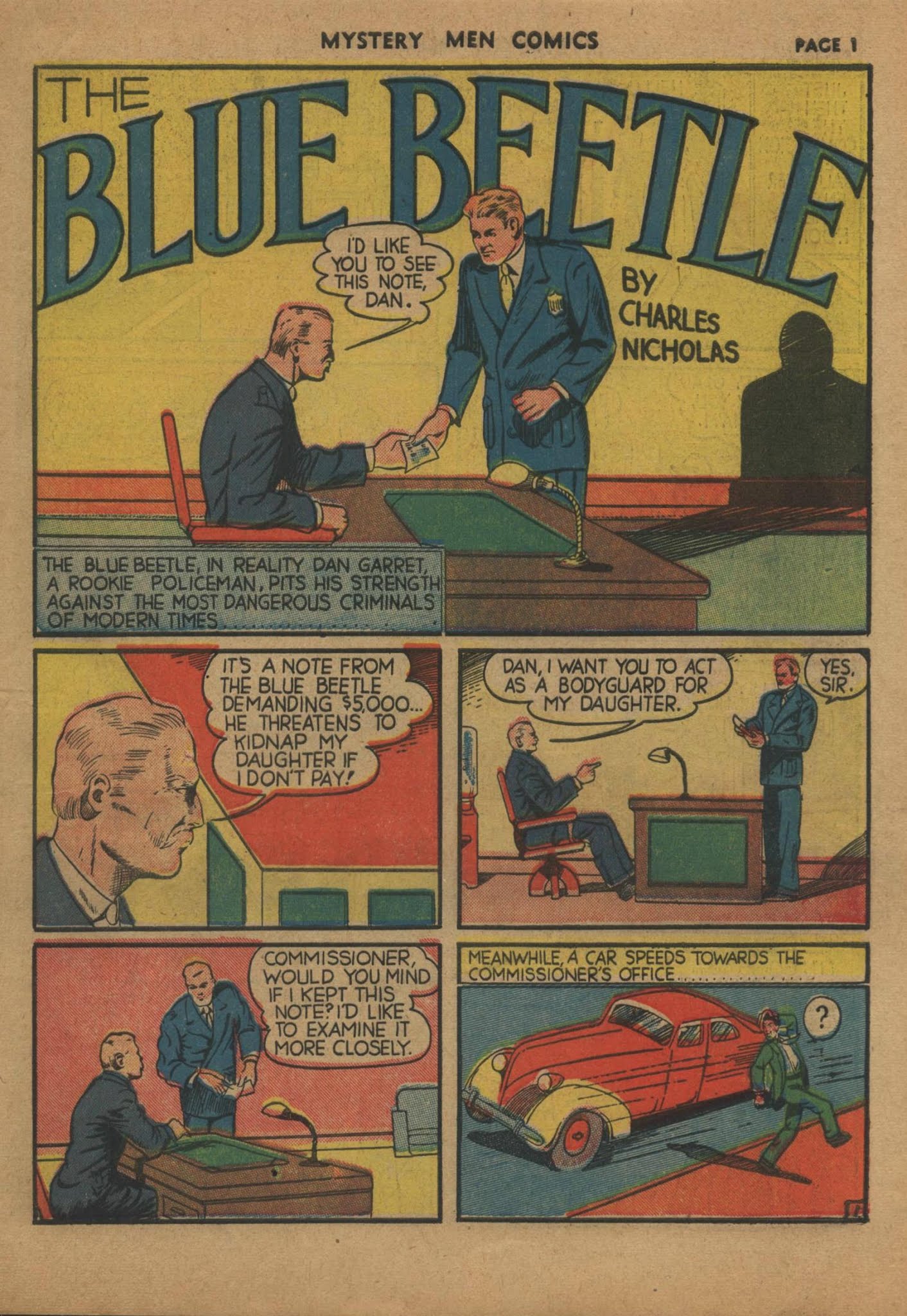 Read online Mystery Men Comics comic -  Issue #9 - 3