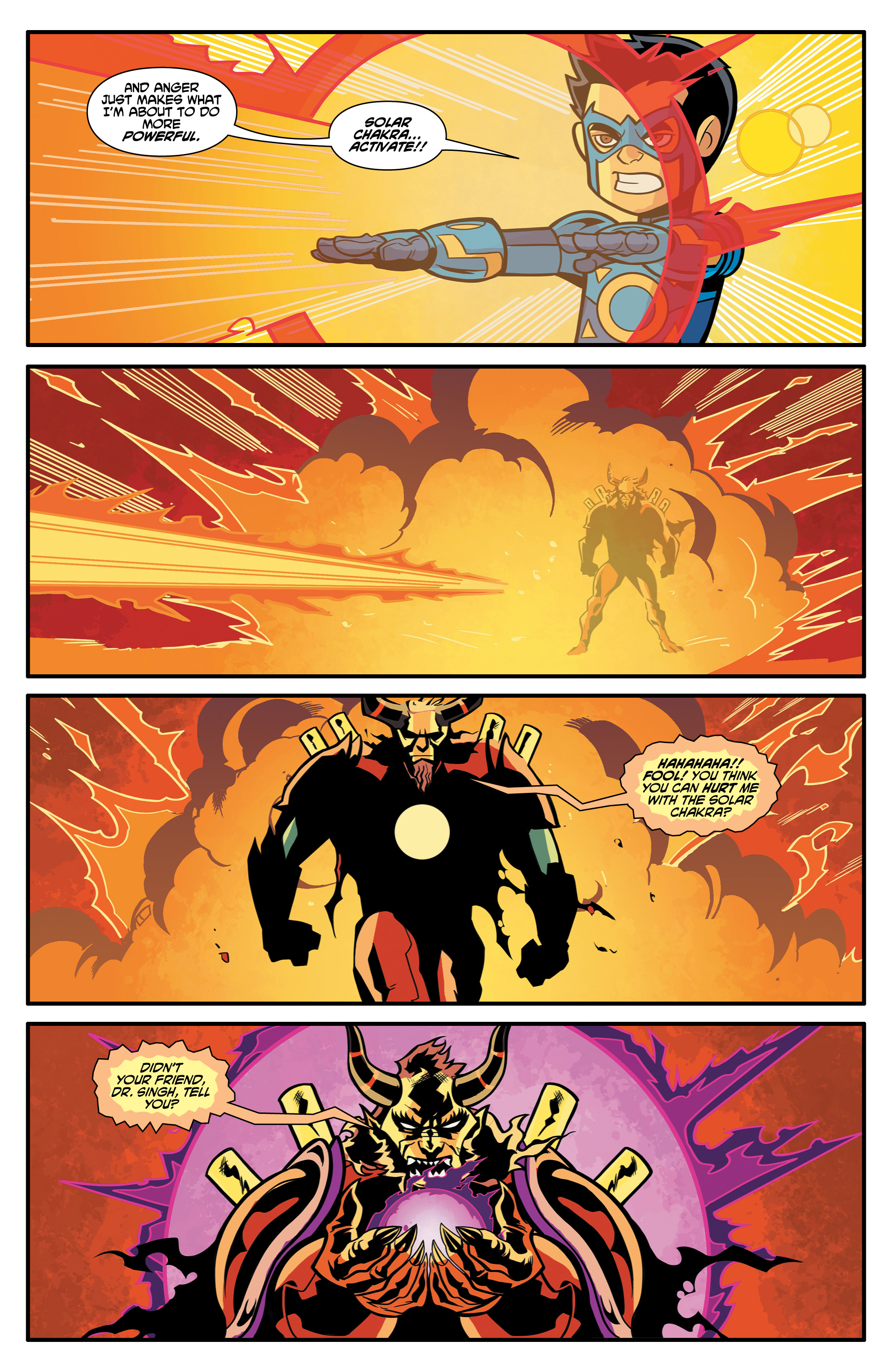 Read online Chakra the Invincible comic -  Issue #8 - 13