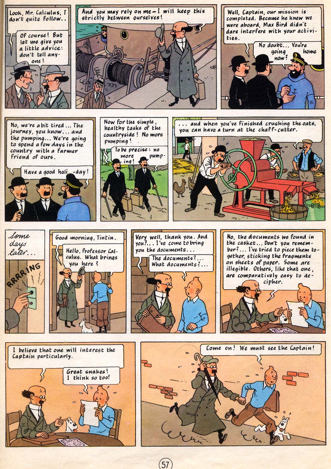 Read online The Adventures of Tintin comic -  Issue #12 - 59
