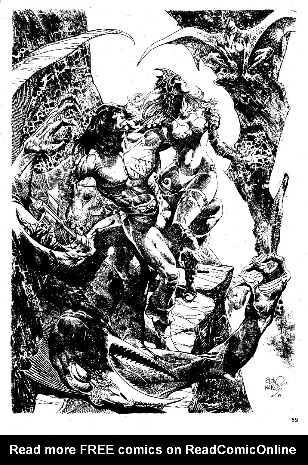 Read online The Savage Sword Of Conan comic -  Issue #85 - 58