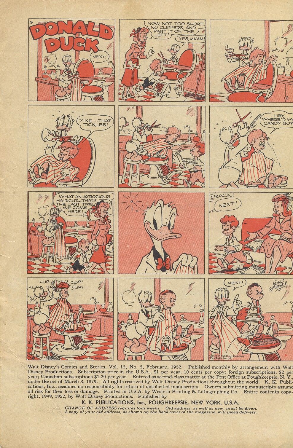Read online Walt Disney's Comics and Stories comic -  Issue #137 - 2