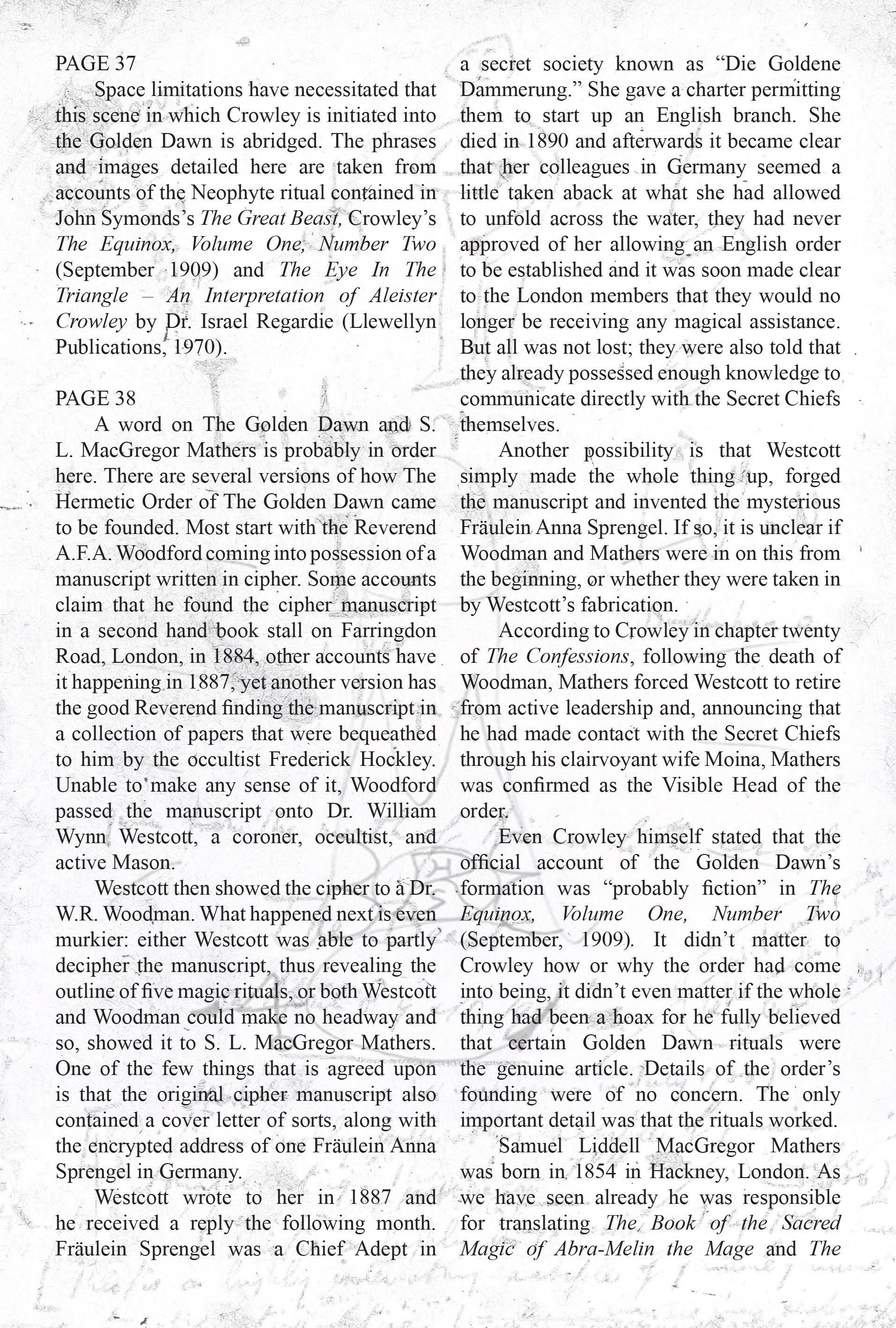 Read online Aleister Crowley: Wandering the Waste comic -  Issue # TPB - 127