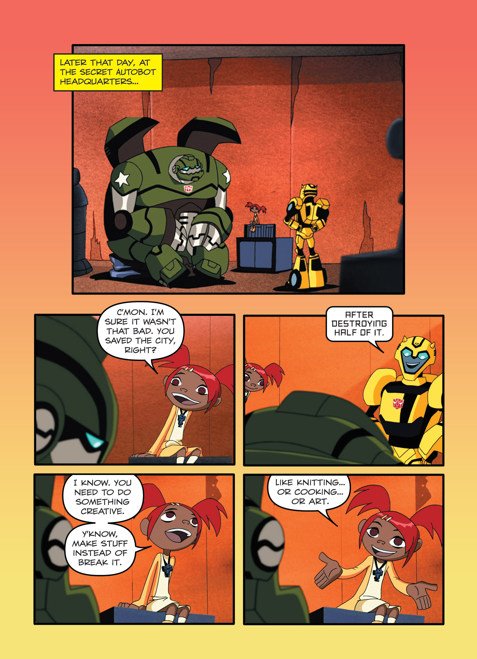 Read online Transformers Animated comic -  Issue #6 - 22