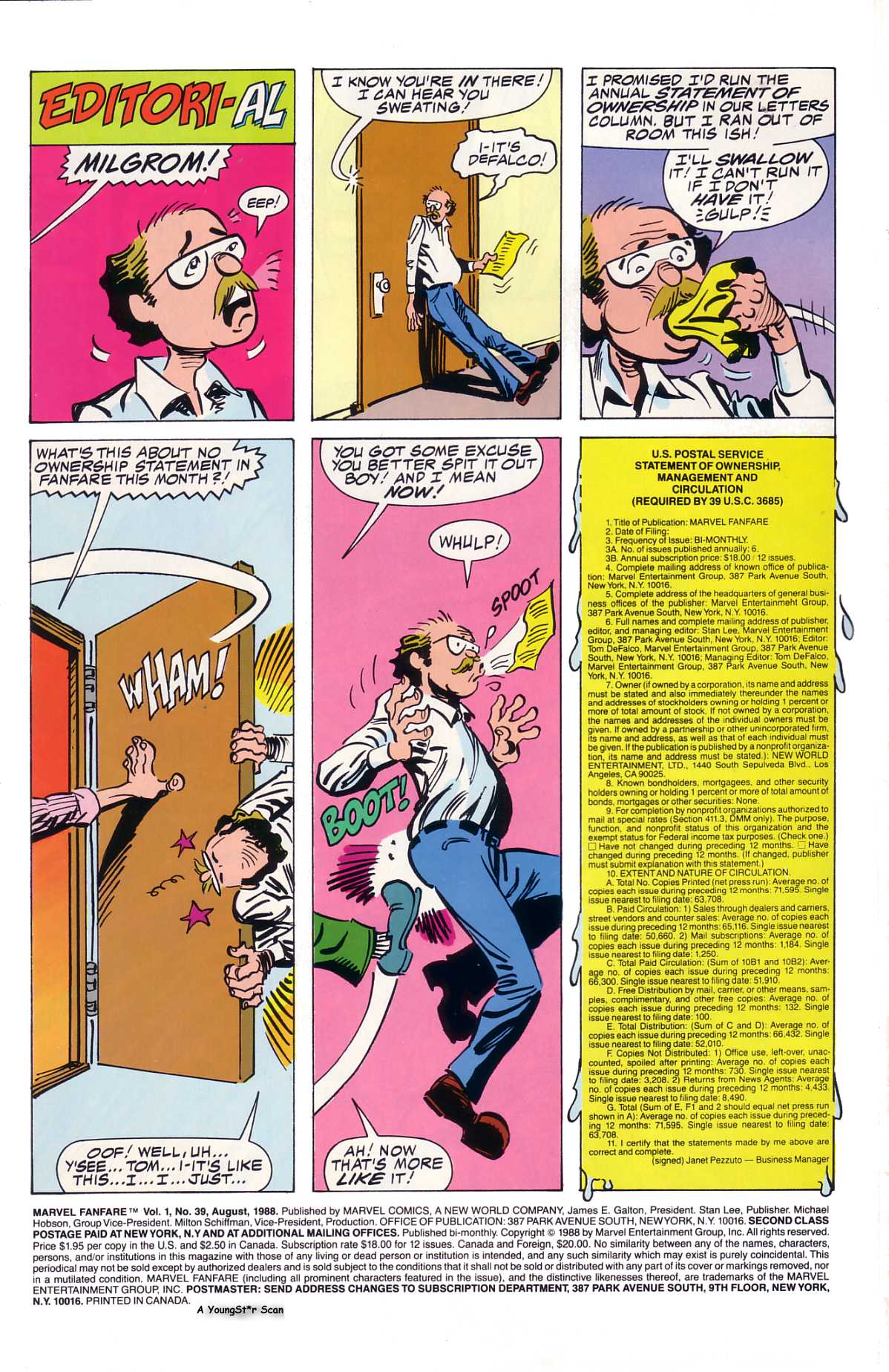 Read online Marvel Fanfare (1982) comic -  Issue #39 - 2