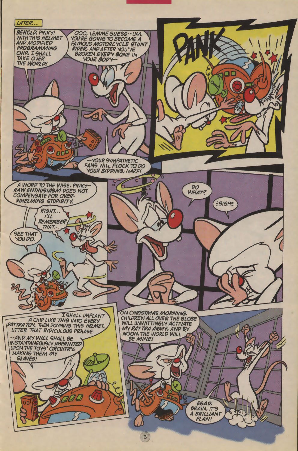 Read online Pinky and The Brain Christmas Special comic -  Issue # Full - 4