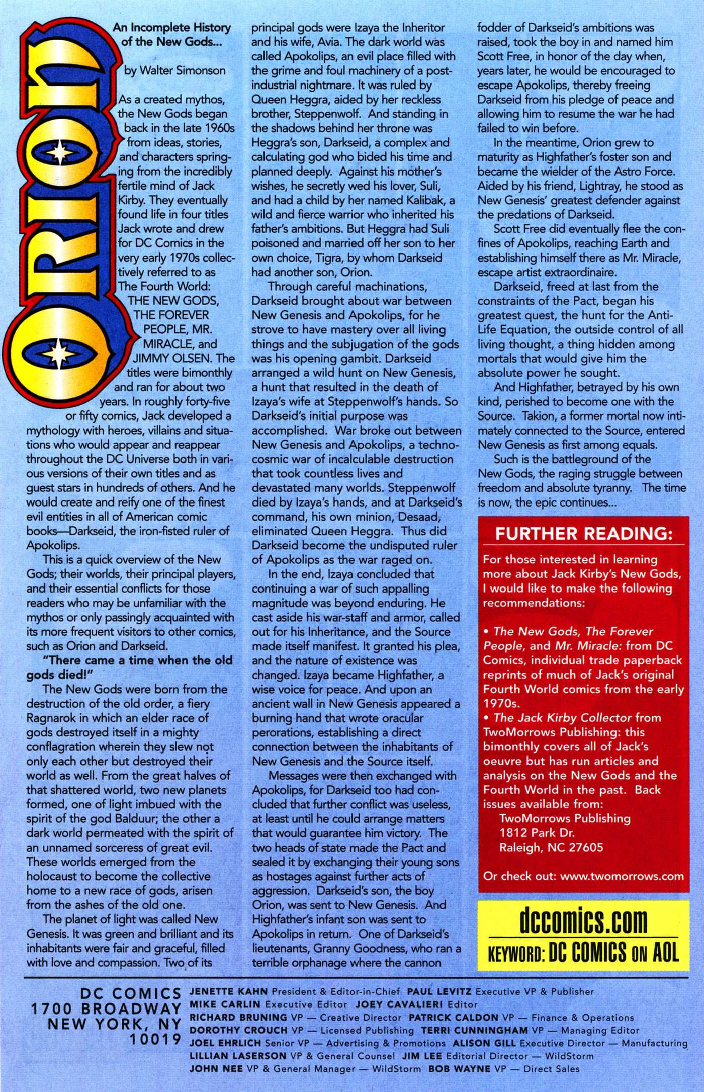 Read online Orion comic -  Issue #3 - 24