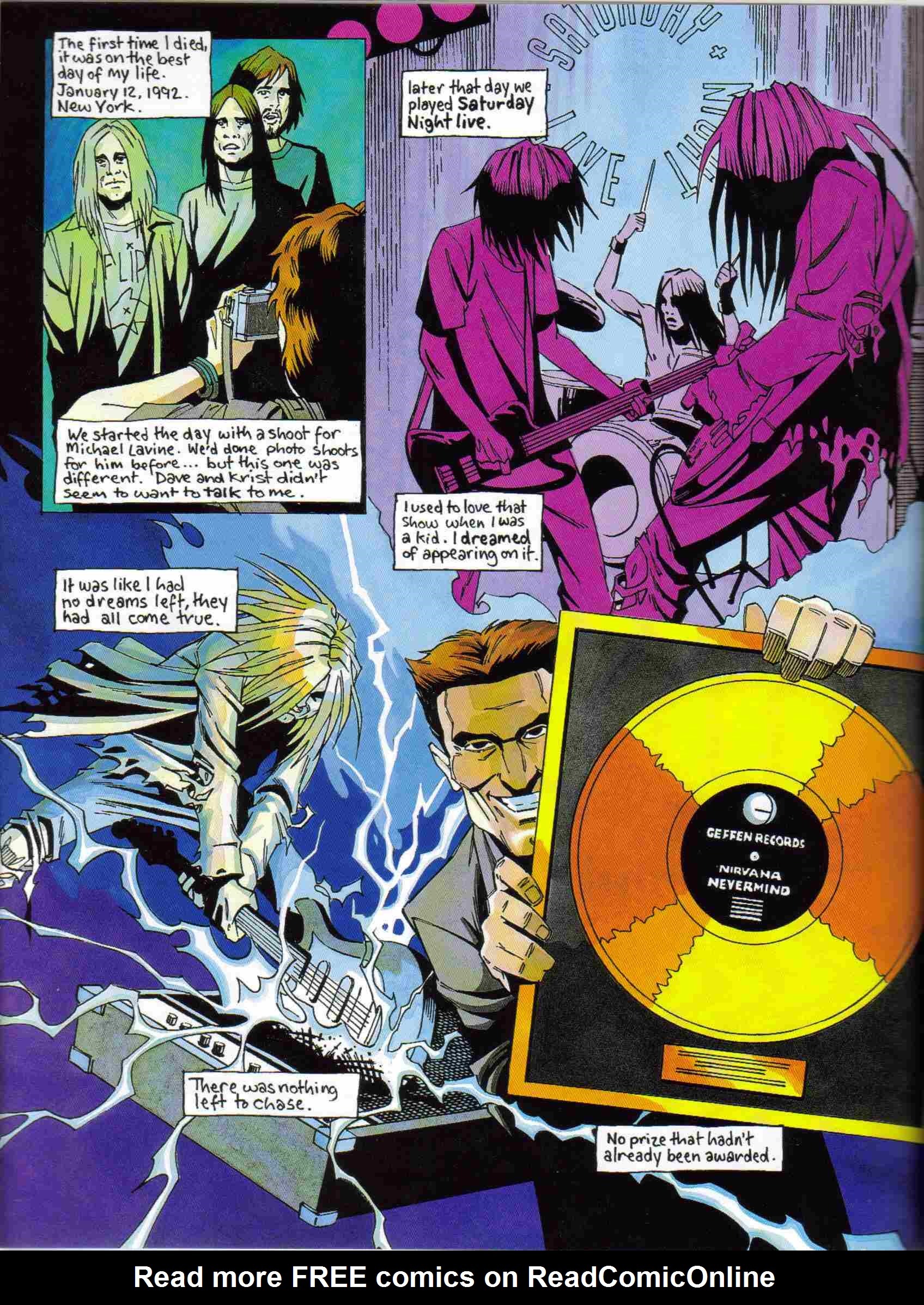 Read online GodSpeed: The Kurt Cobain Graphic comic -  Issue # TPB - 63