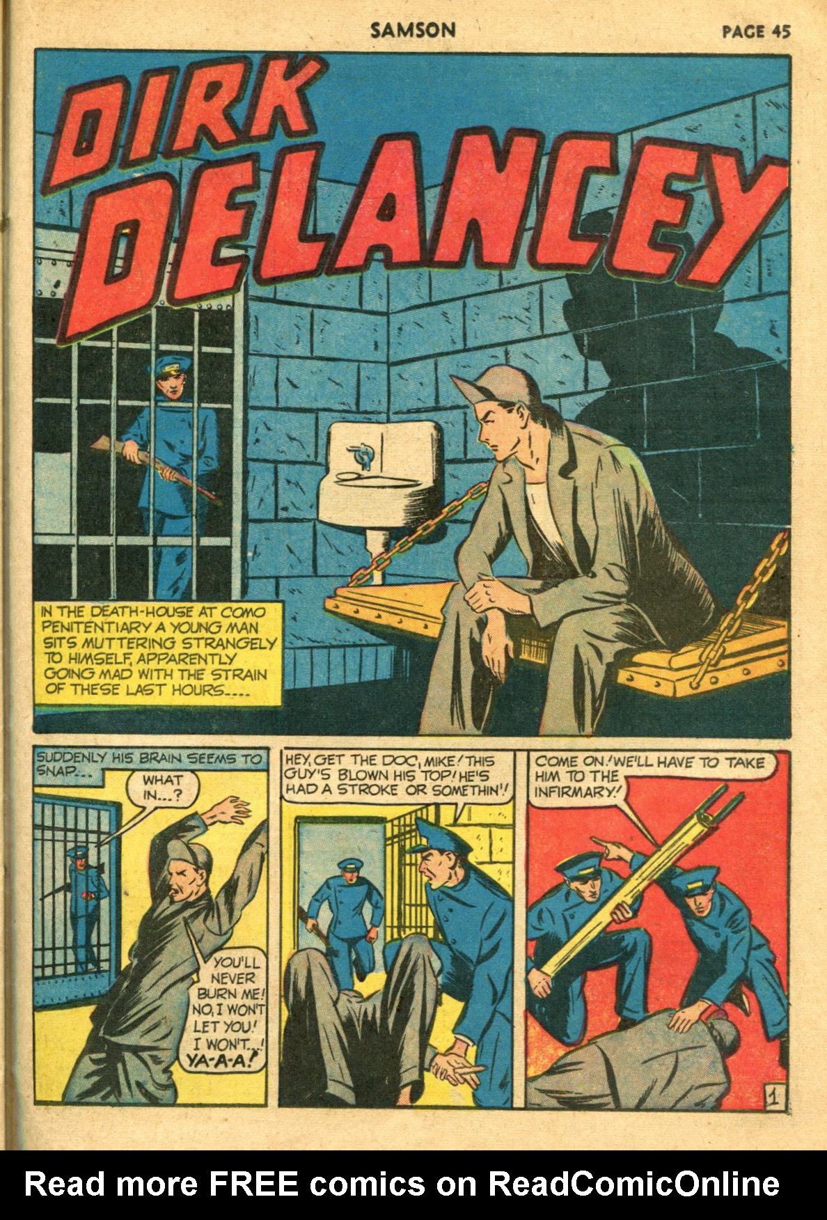Read online Samson (1940) comic -  Issue #6 - 47