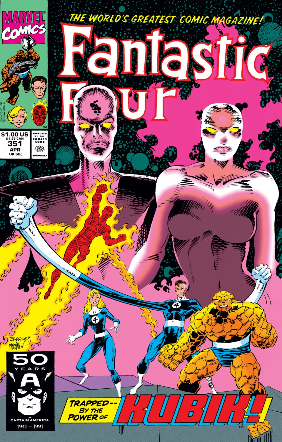 Read online Fantastic Four (1961) comic -  Issue #351 - 1