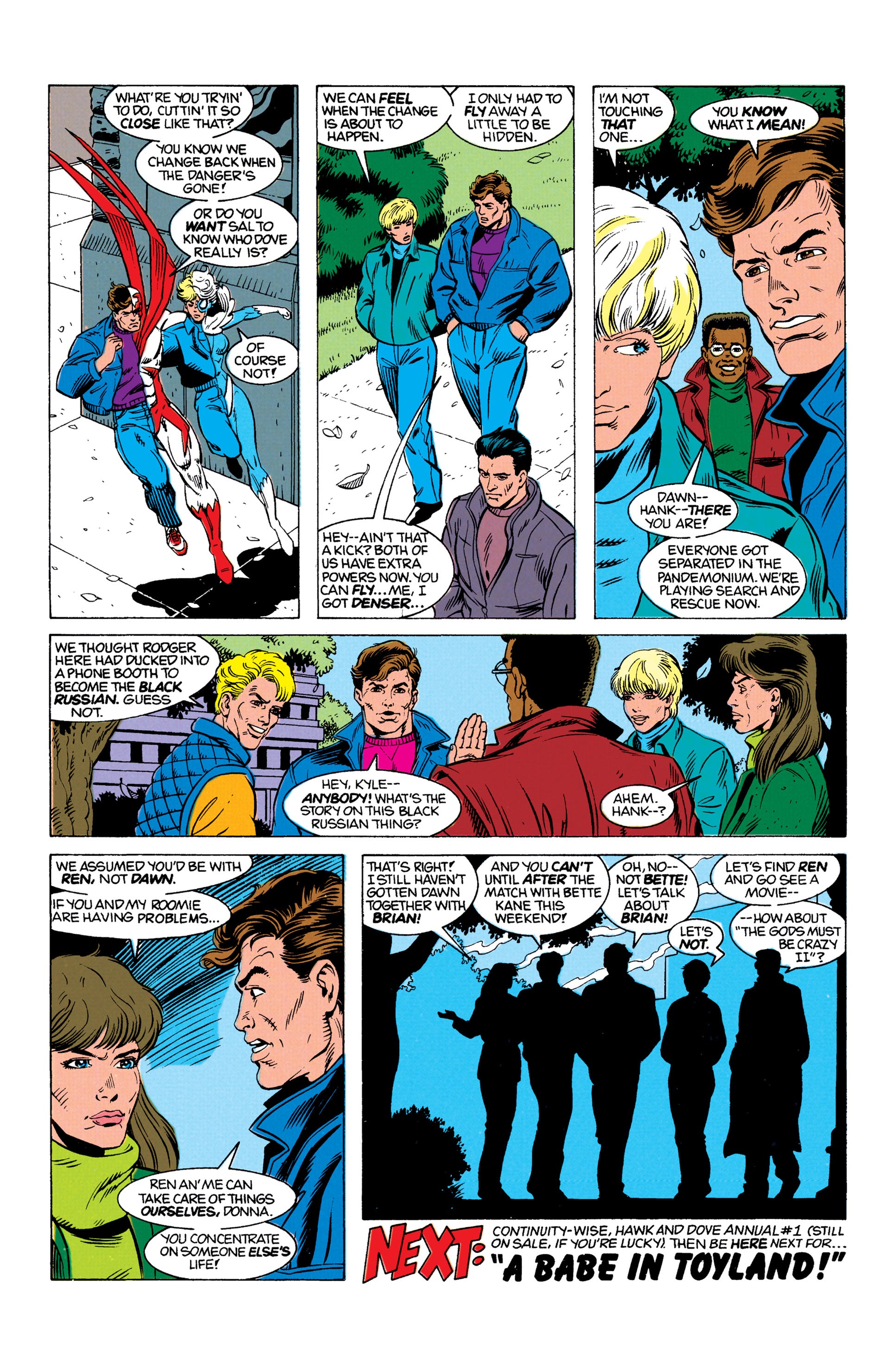 Read online Hawk and Dove (1989) comic -  Issue #19 - 22