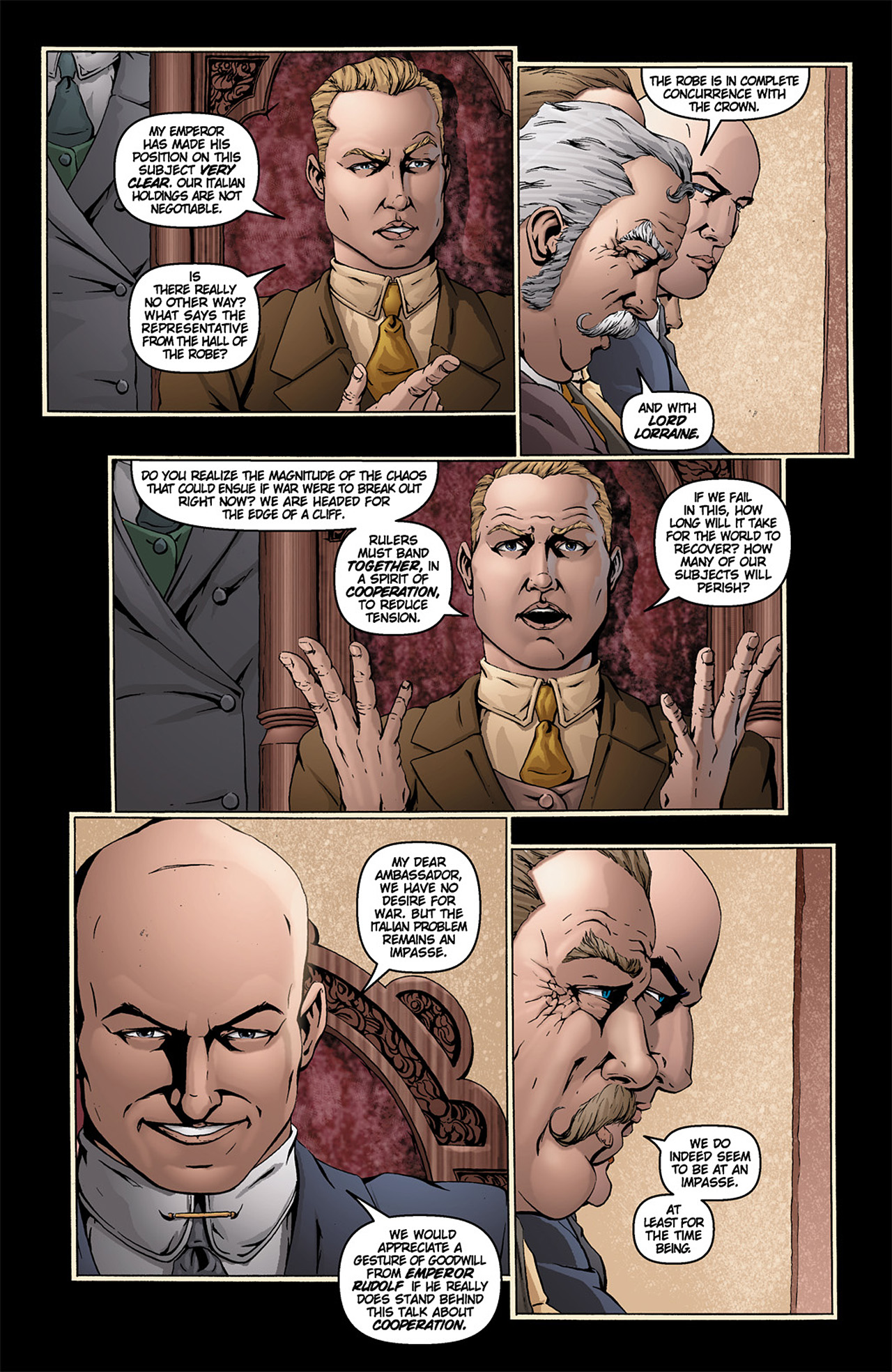 Read online Rex Mundi (2006) comic -  Issue # TPB 2 - 130