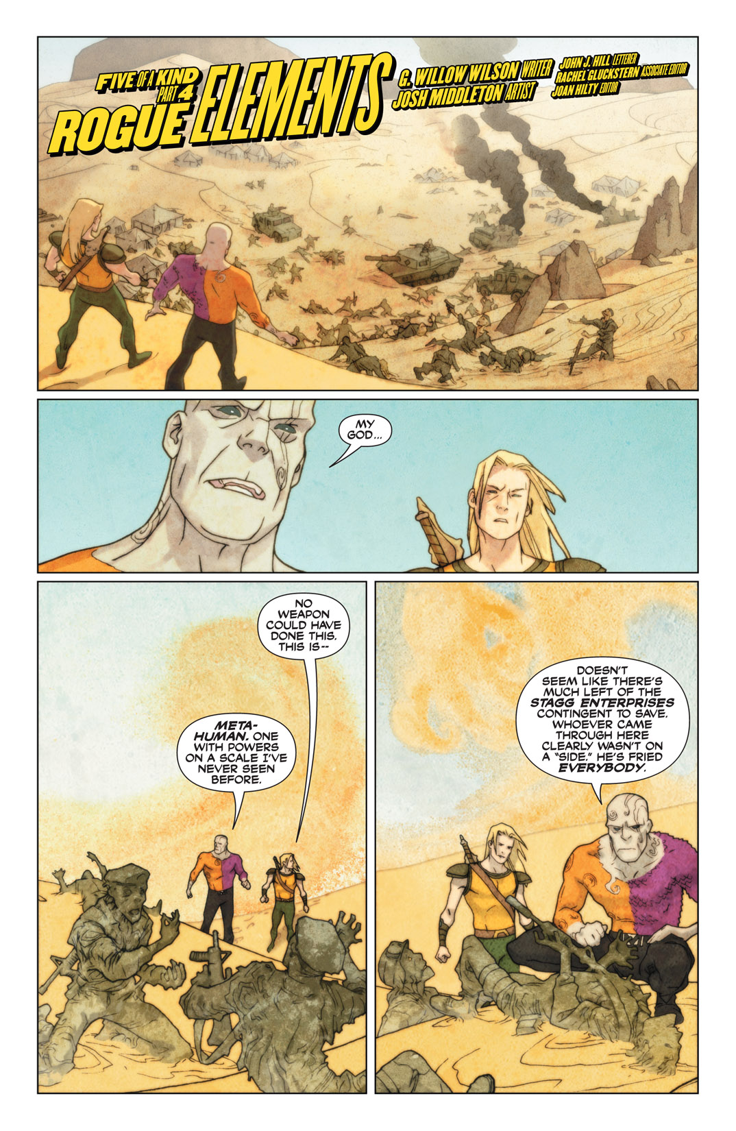 Read online Outsiders: Five of a Kind comic -  Issue # Issue Metamorpho-Aquaman - 3