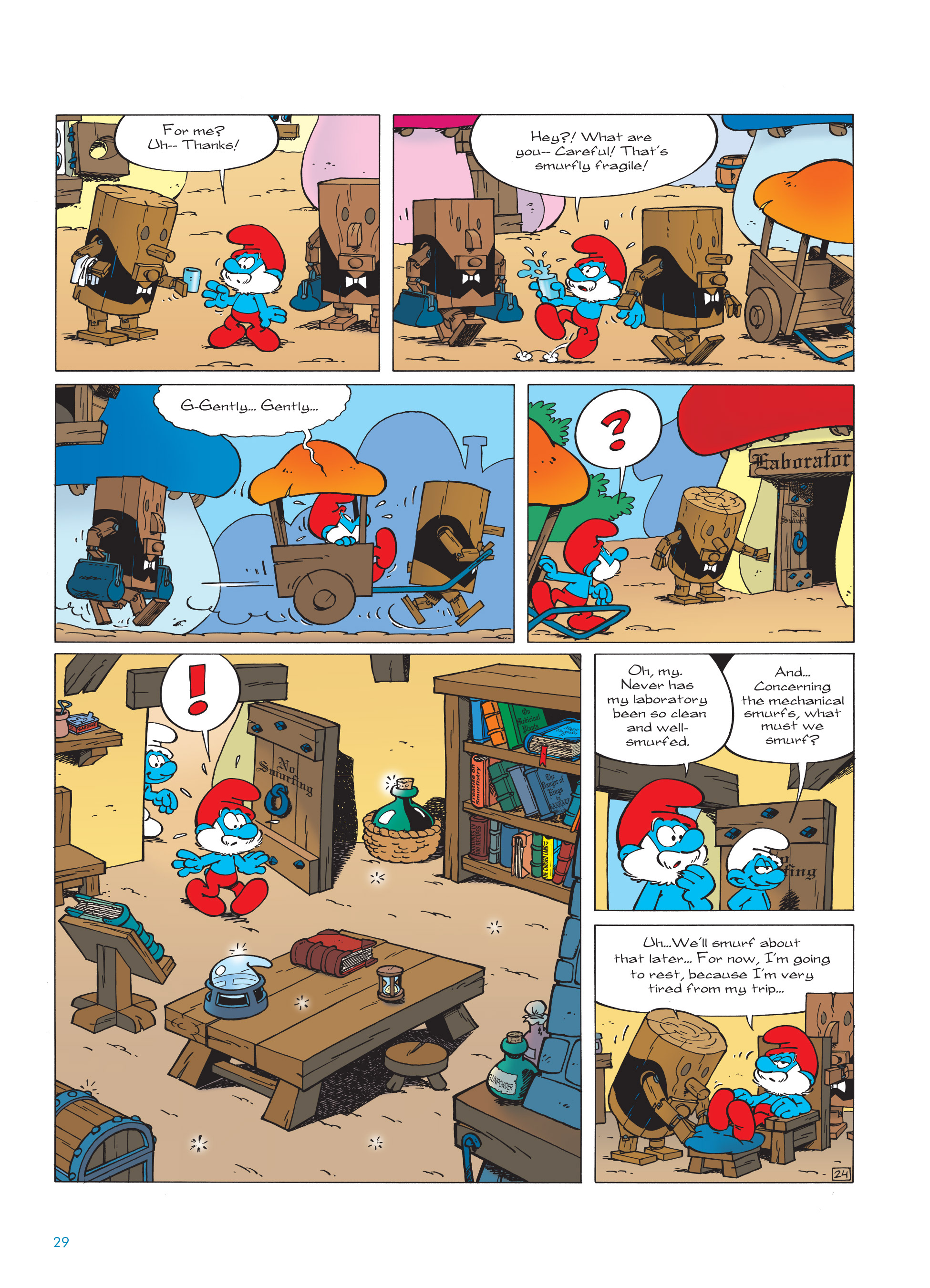 Read online The Smurfs comic -  Issue #23 - 29