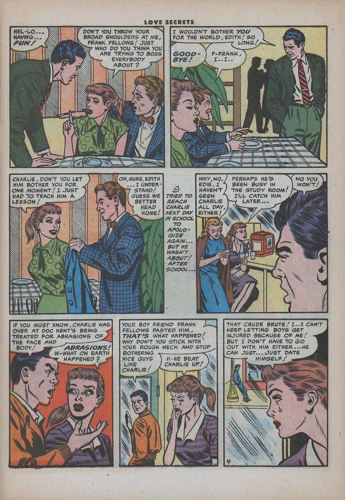 Love Secrets (1953) issue 56 - Page 21
